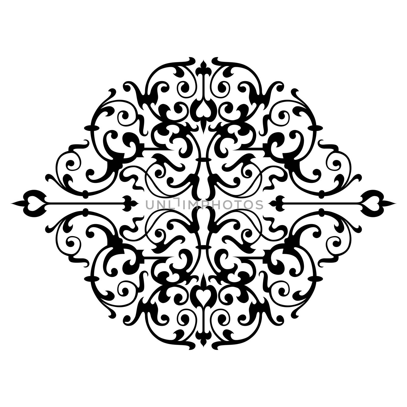 Ornamental design, digital artwork, pattern