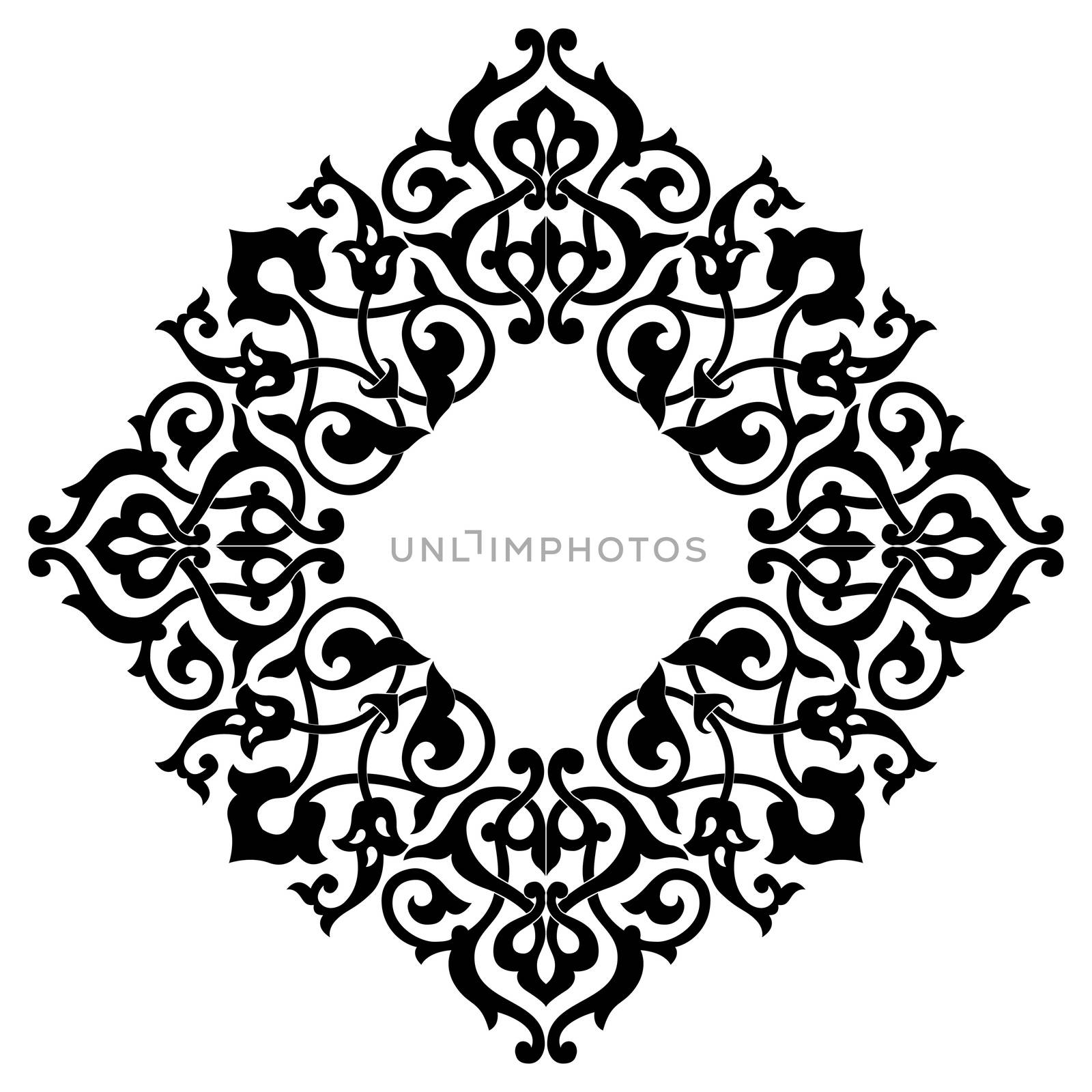 Ornamental design, digital artwork, background