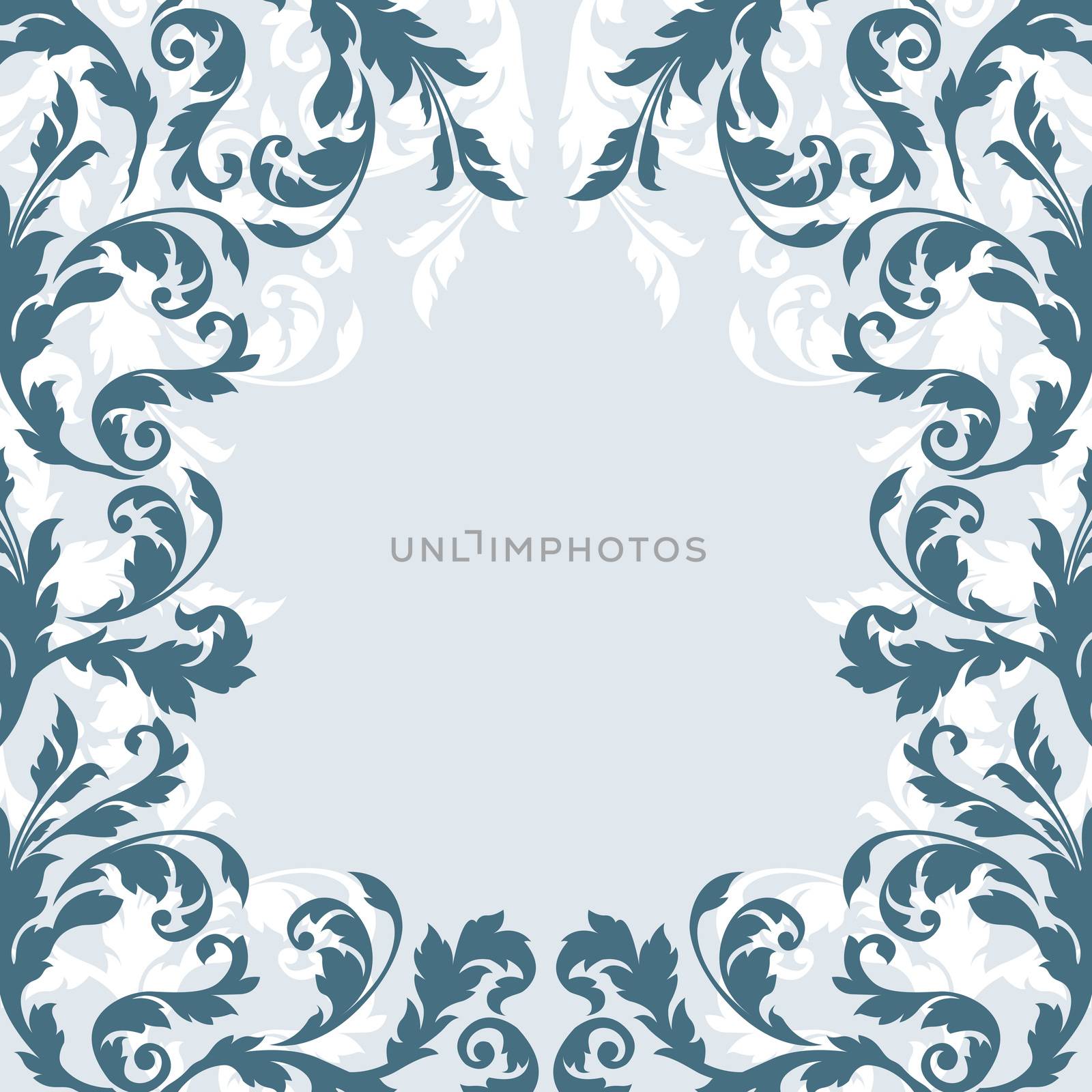 Ornamental design, digital artwork, floral background, decoration