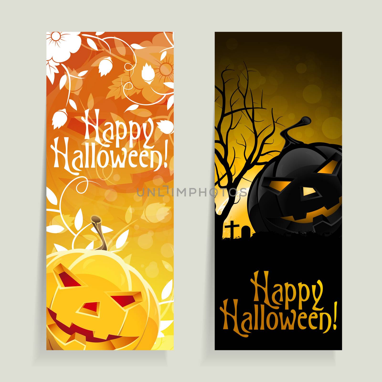 Set of Halloween Banners by WaD