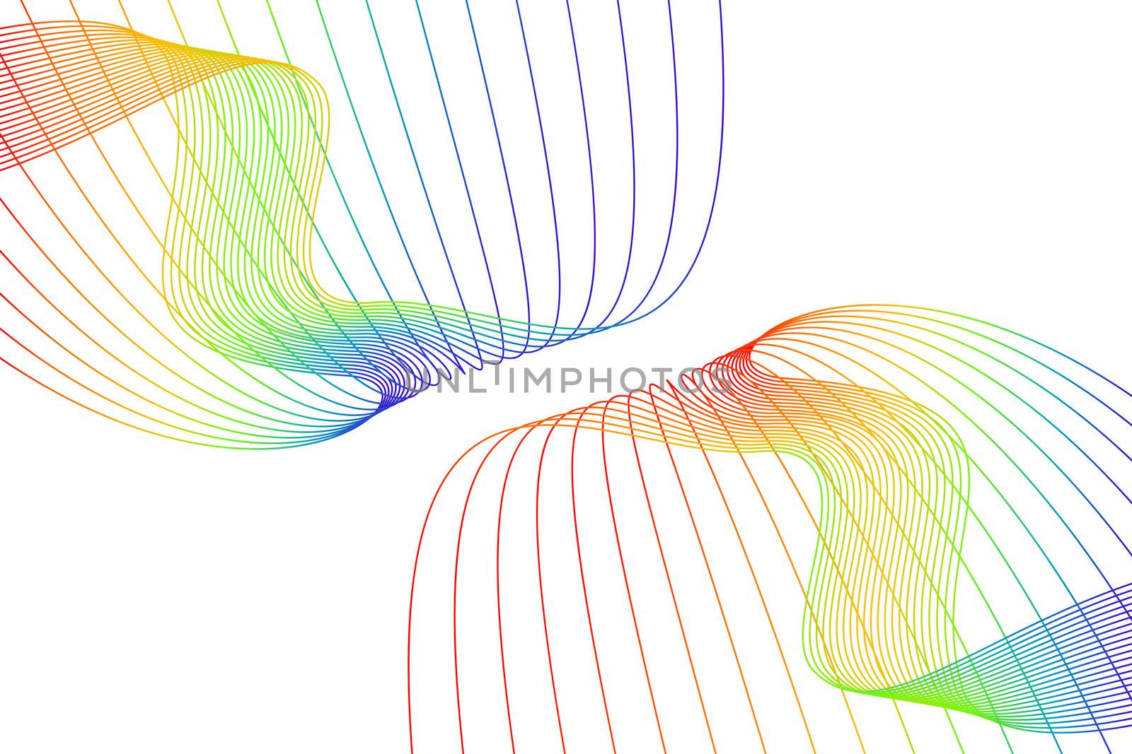 Abstract background with wire waves vector illustration