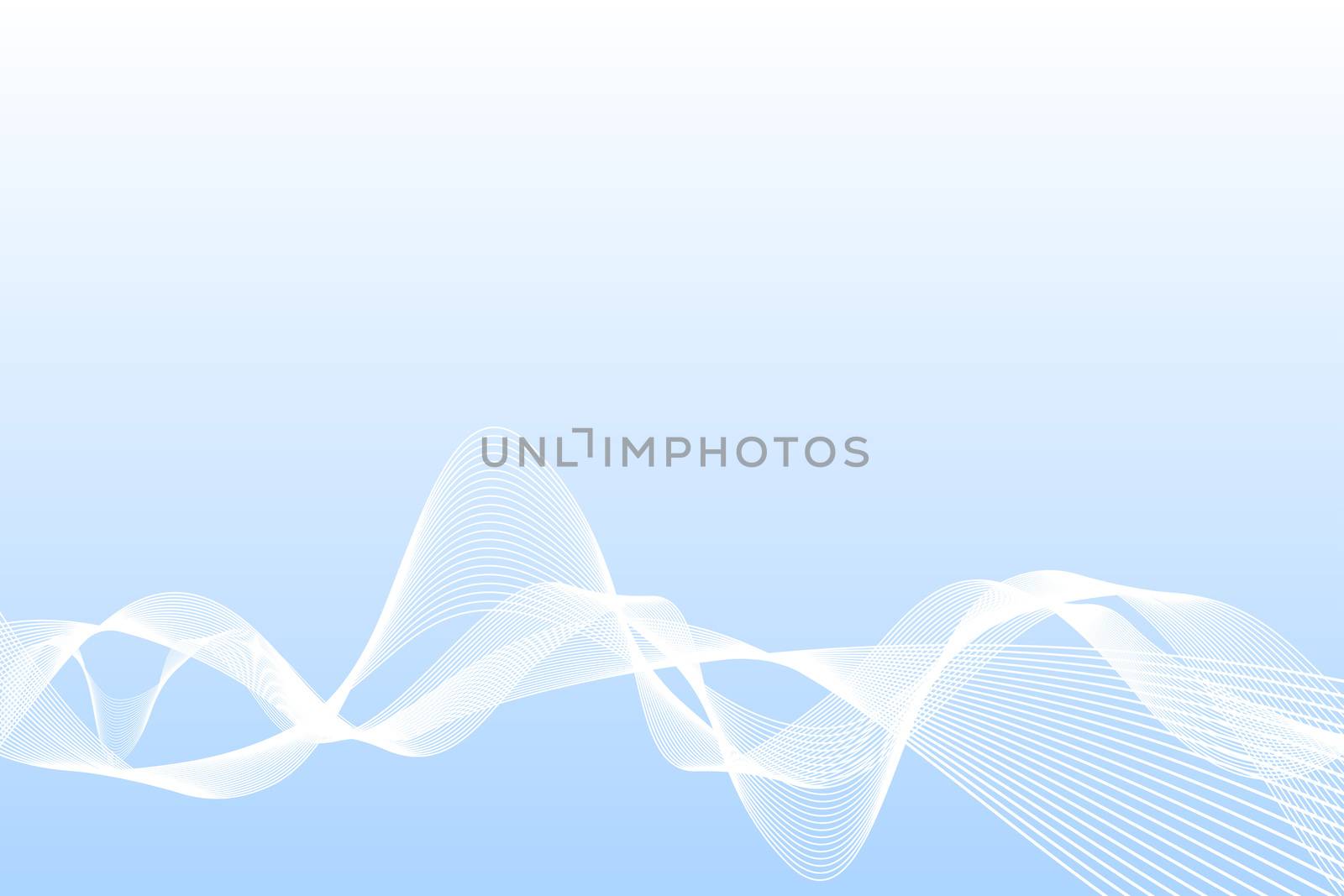 Abstract background with wire waves vector illustration