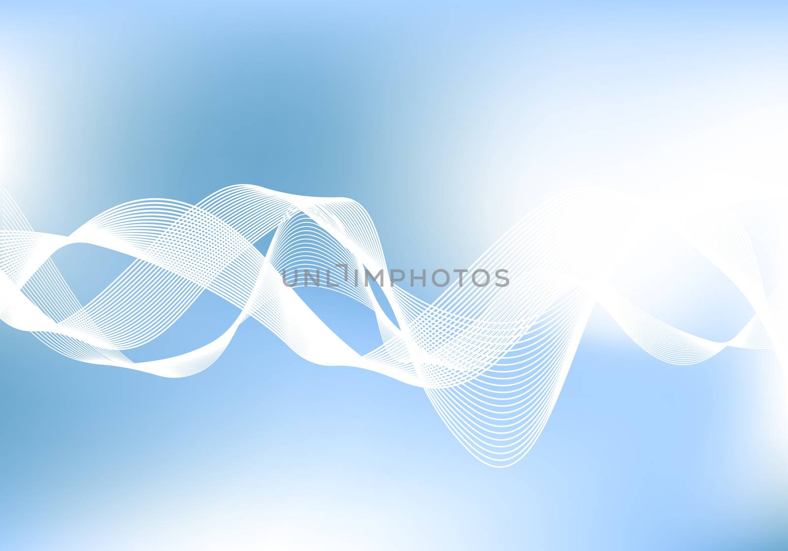 Abstract background with wire waves vector illustration