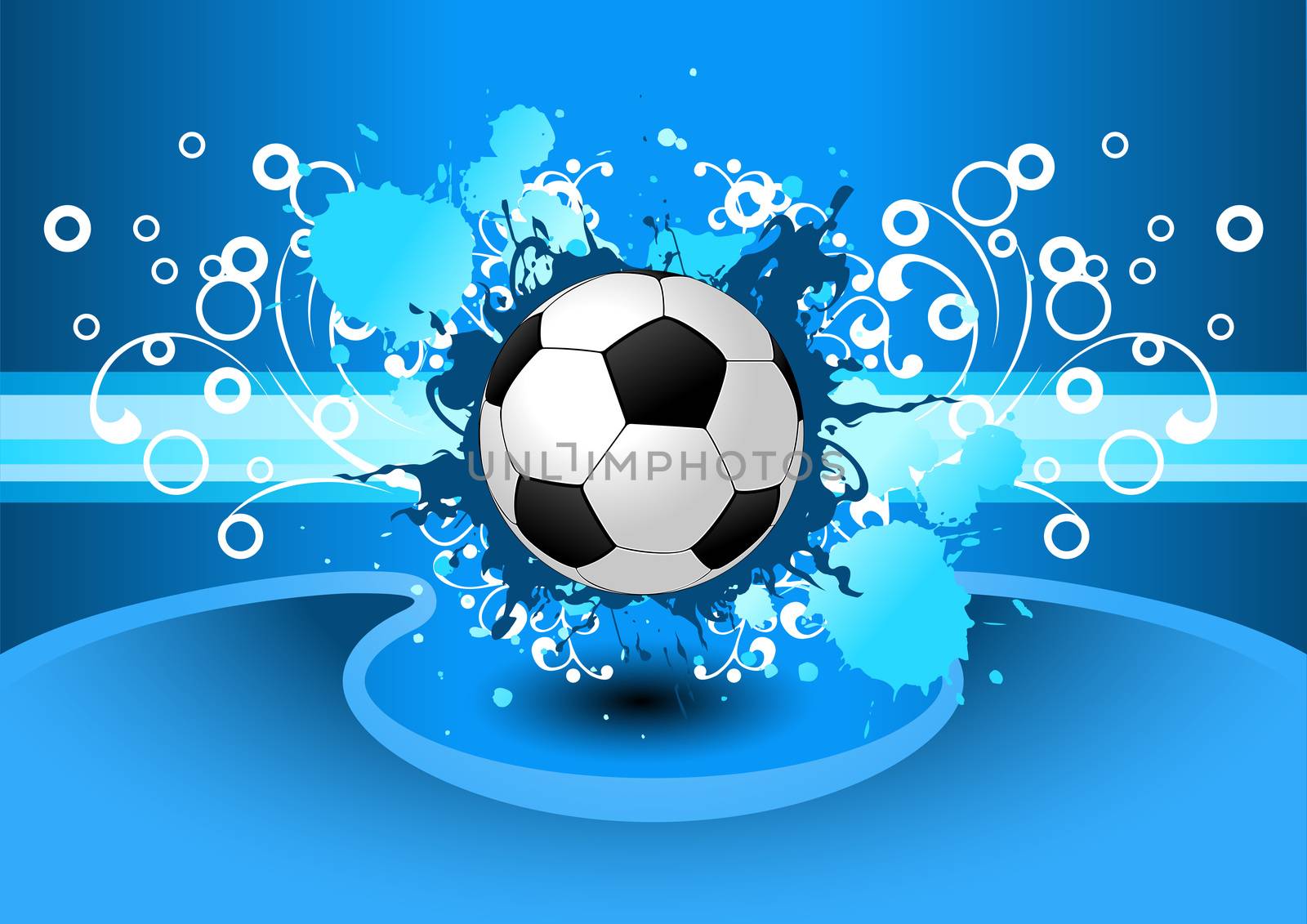Grunge Soccer background by WaD