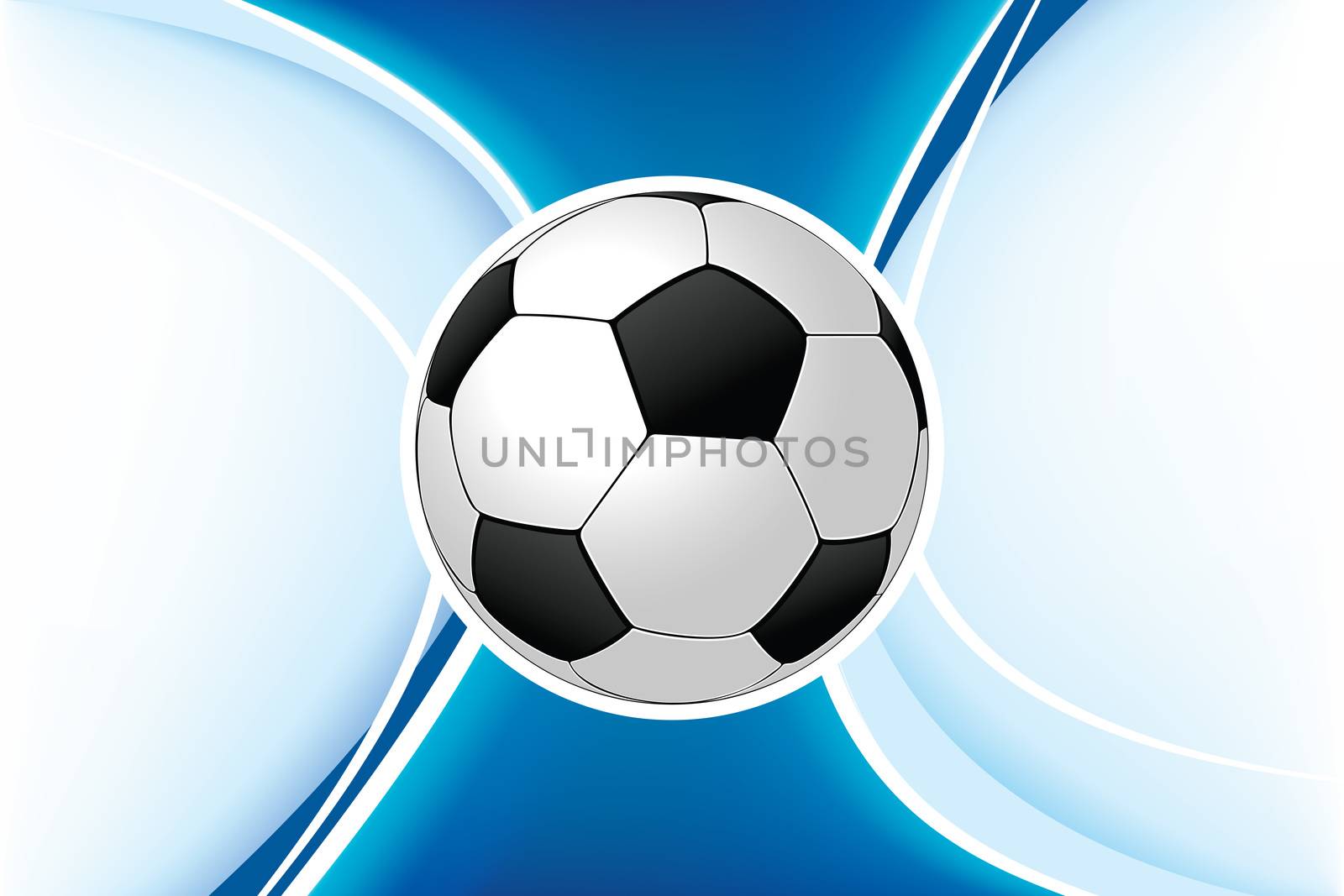 Vector background with a soccer ball for your design