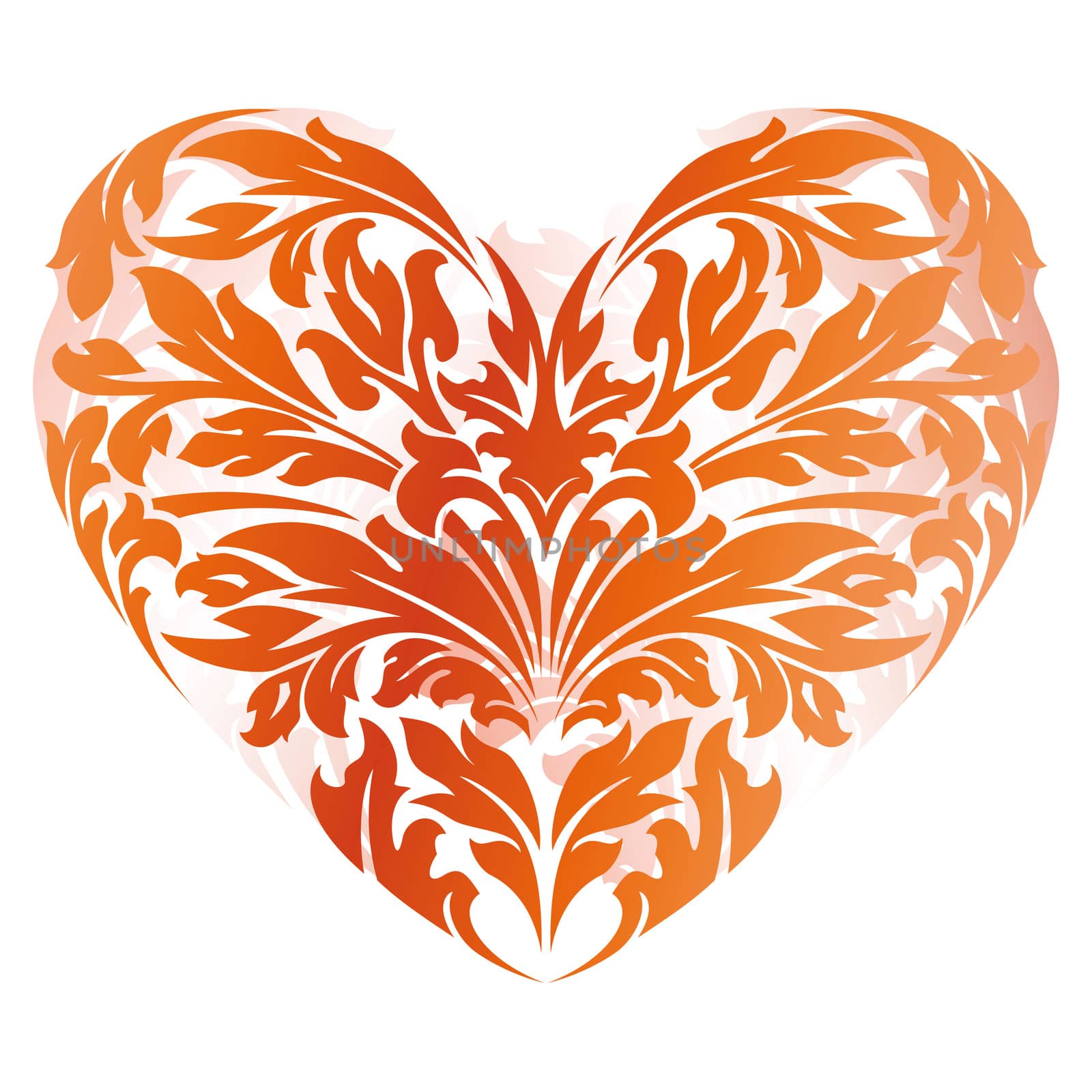 Stylized Valentine's Day Heart by WaD