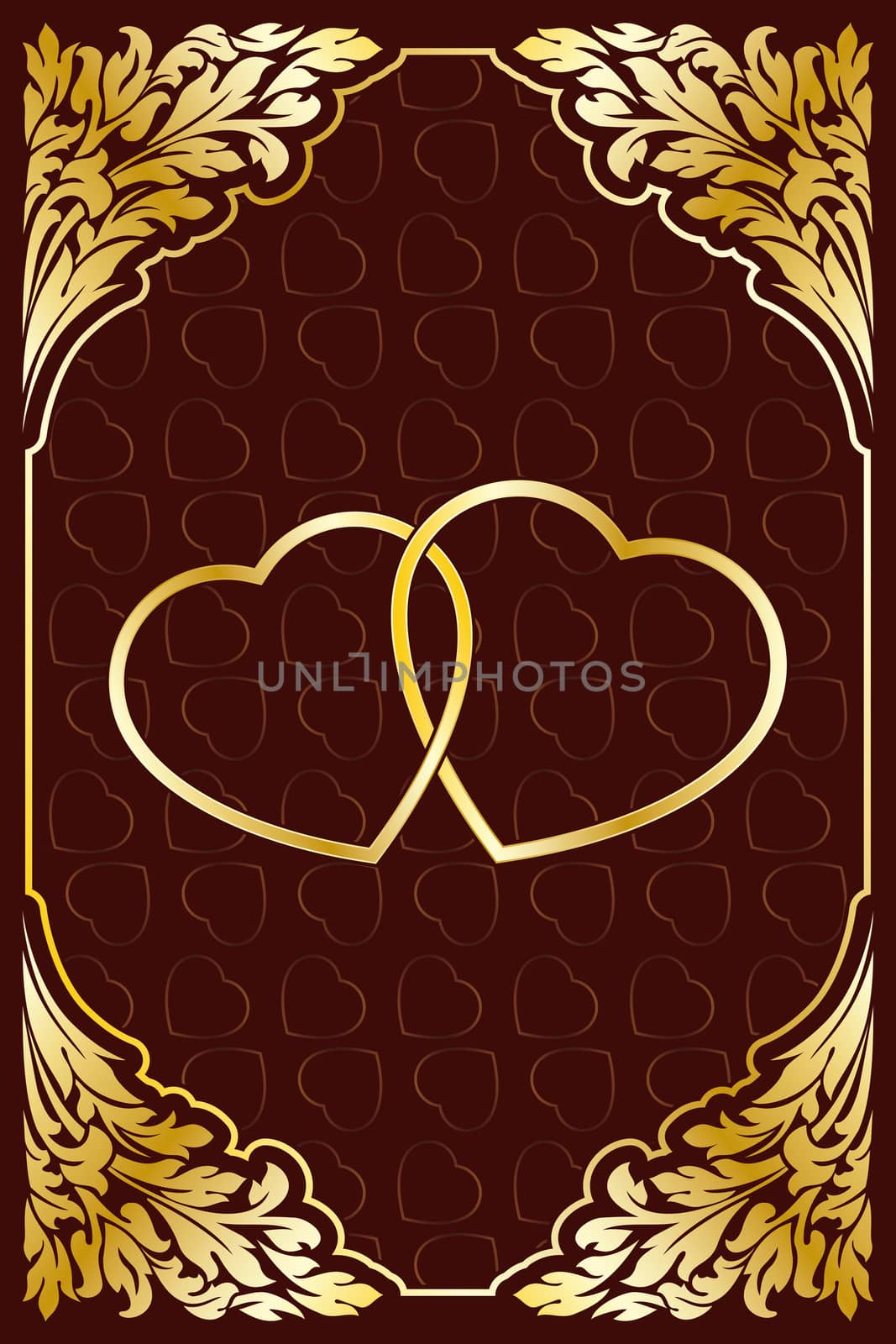 Invitation card with Heart by WaD