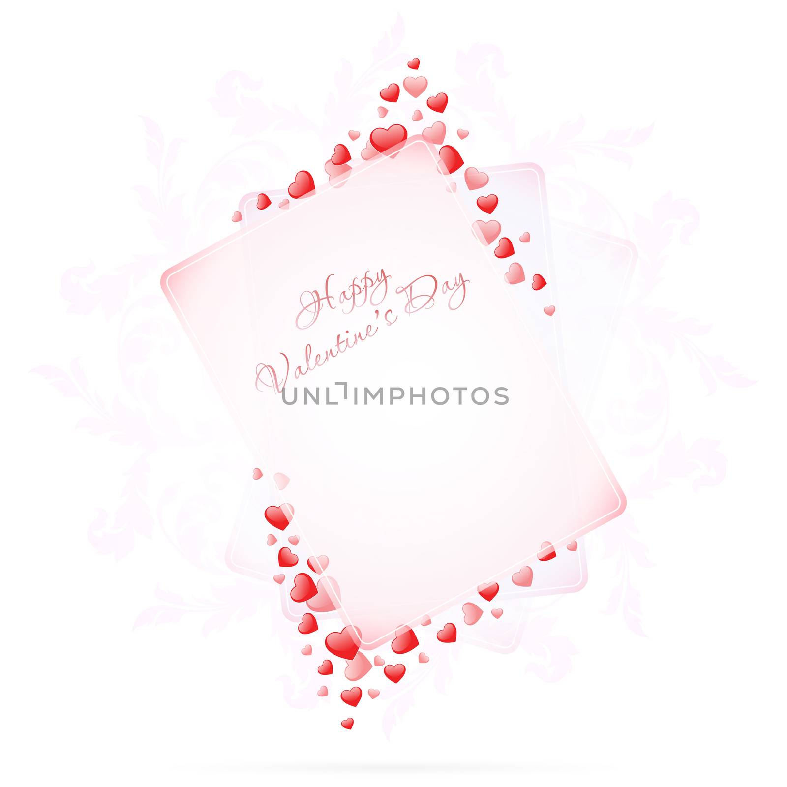 Happy Valentine's Day - Typographical Background by WaD