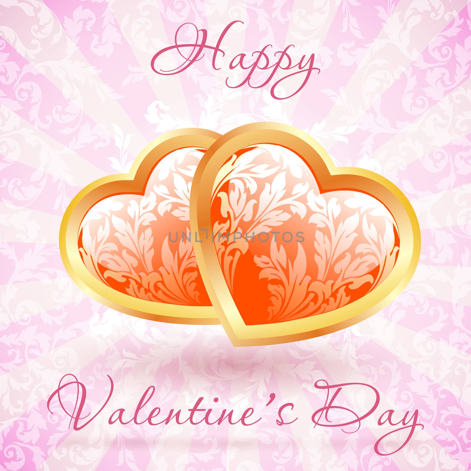Happy Valentine's Day Floral Card by WaD