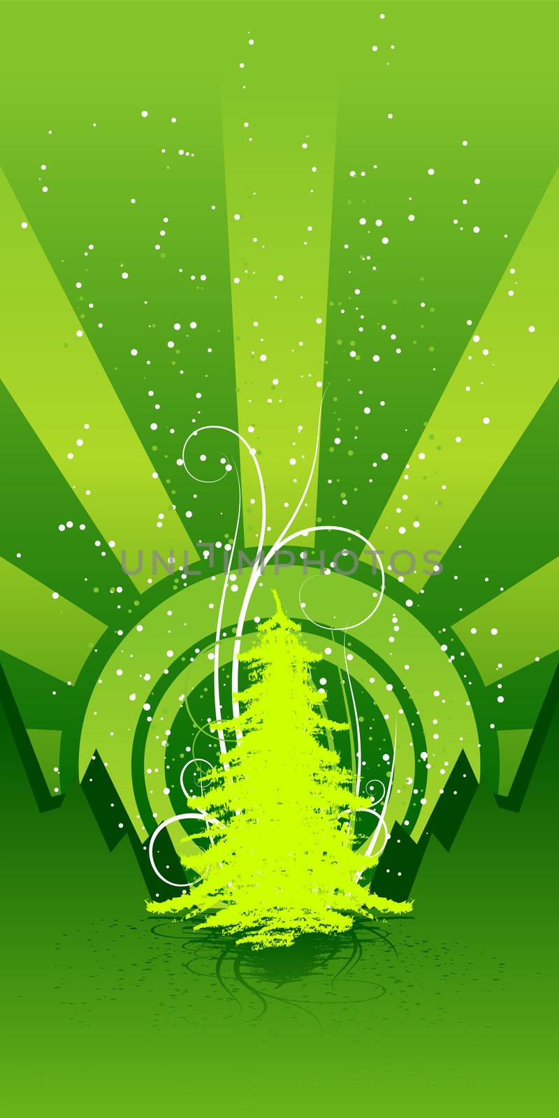 Christmas tree by WaD