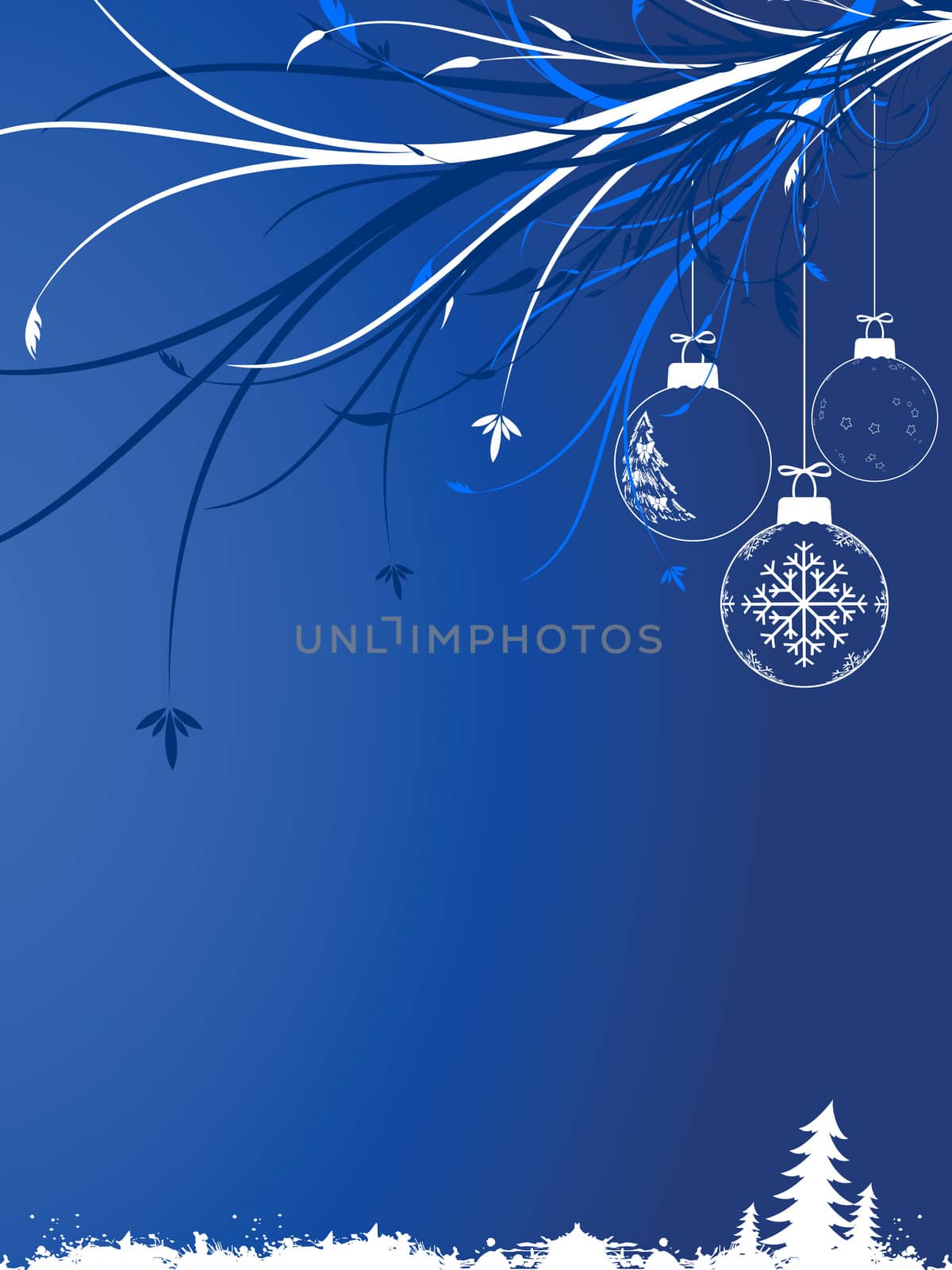Background with Christmas toys by WaD