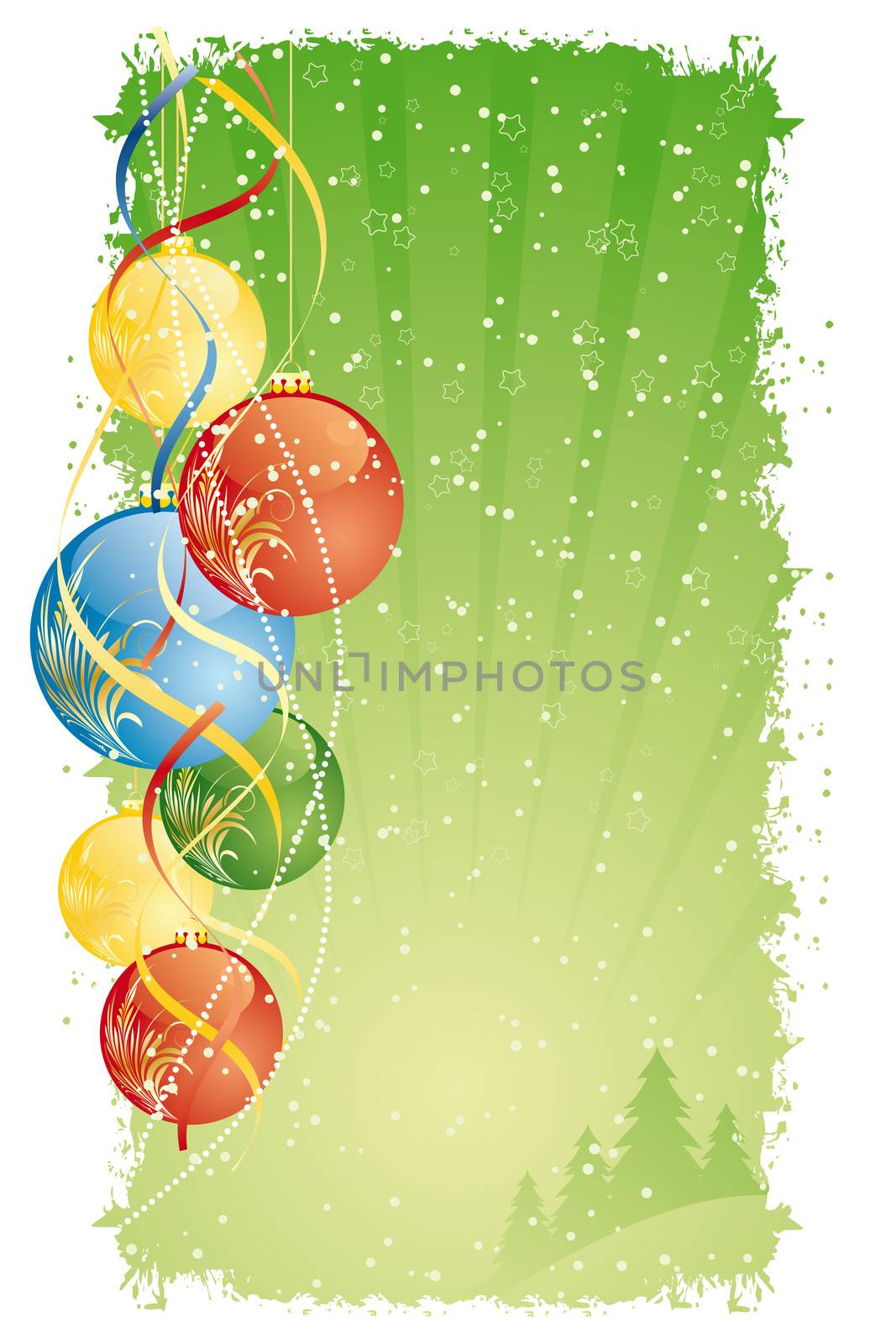 Grunge Christmas Background by WaD