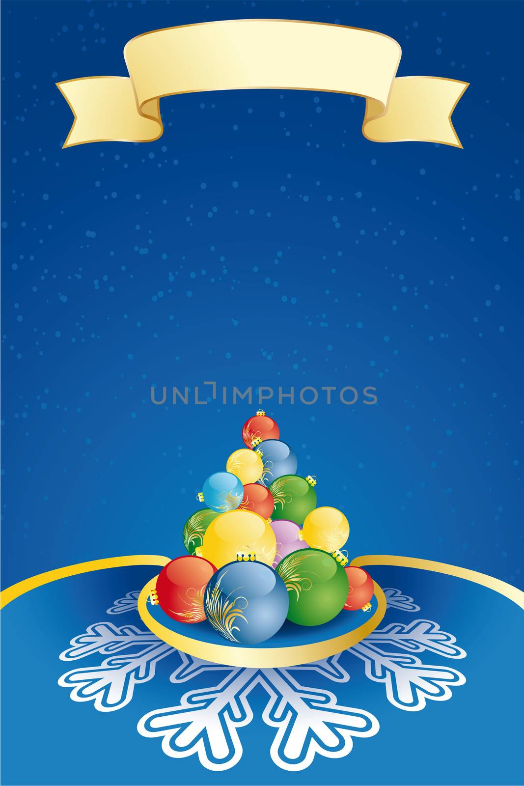 Vector Abstract Christmas and New Year's background