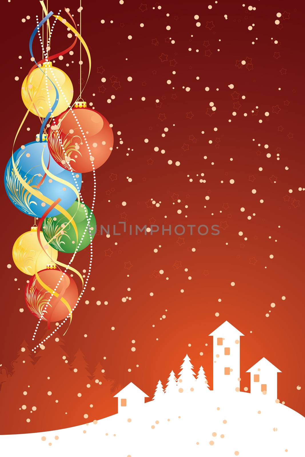 Christmas card by WaD