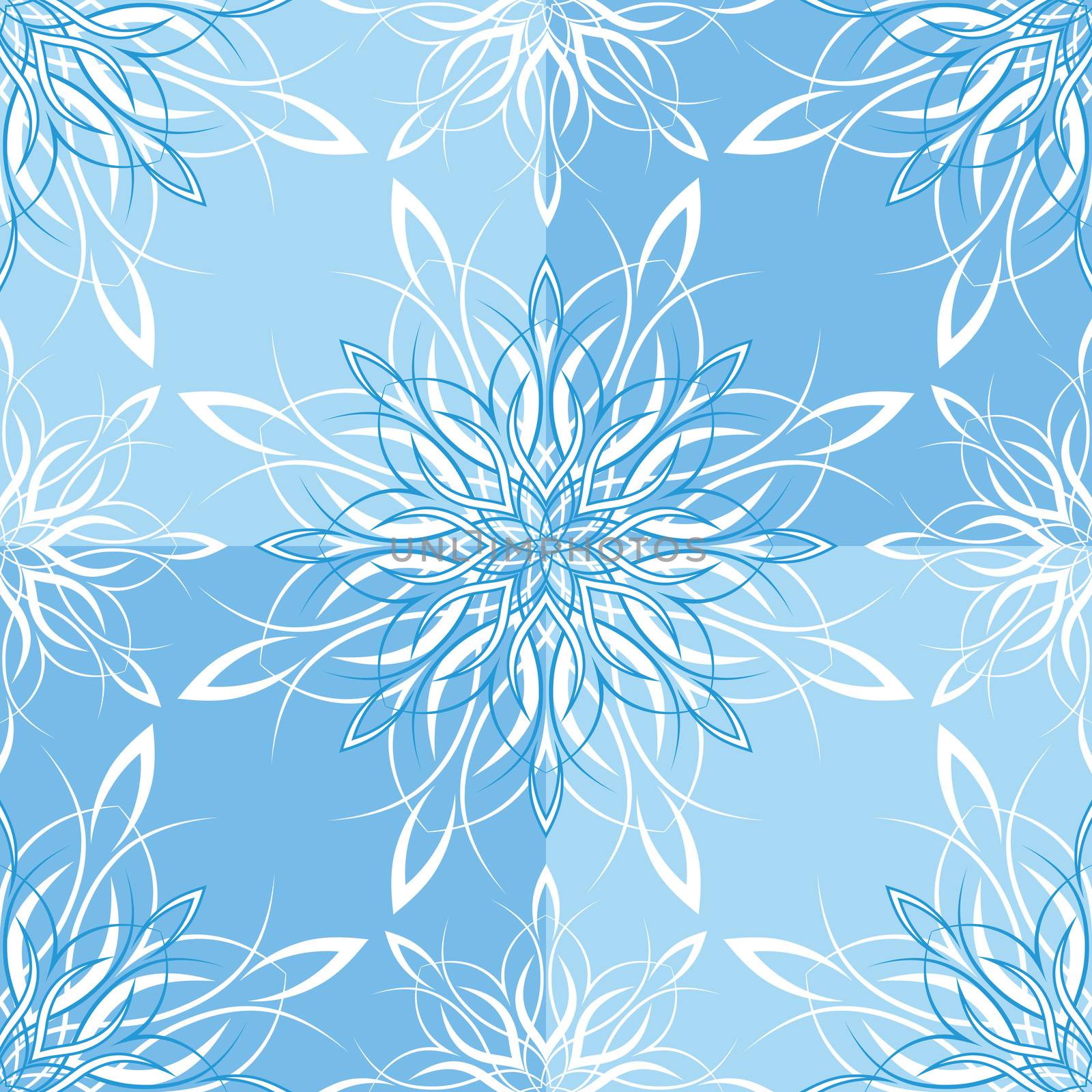 Seamless Christmas Wallpaper in two color with snowflake