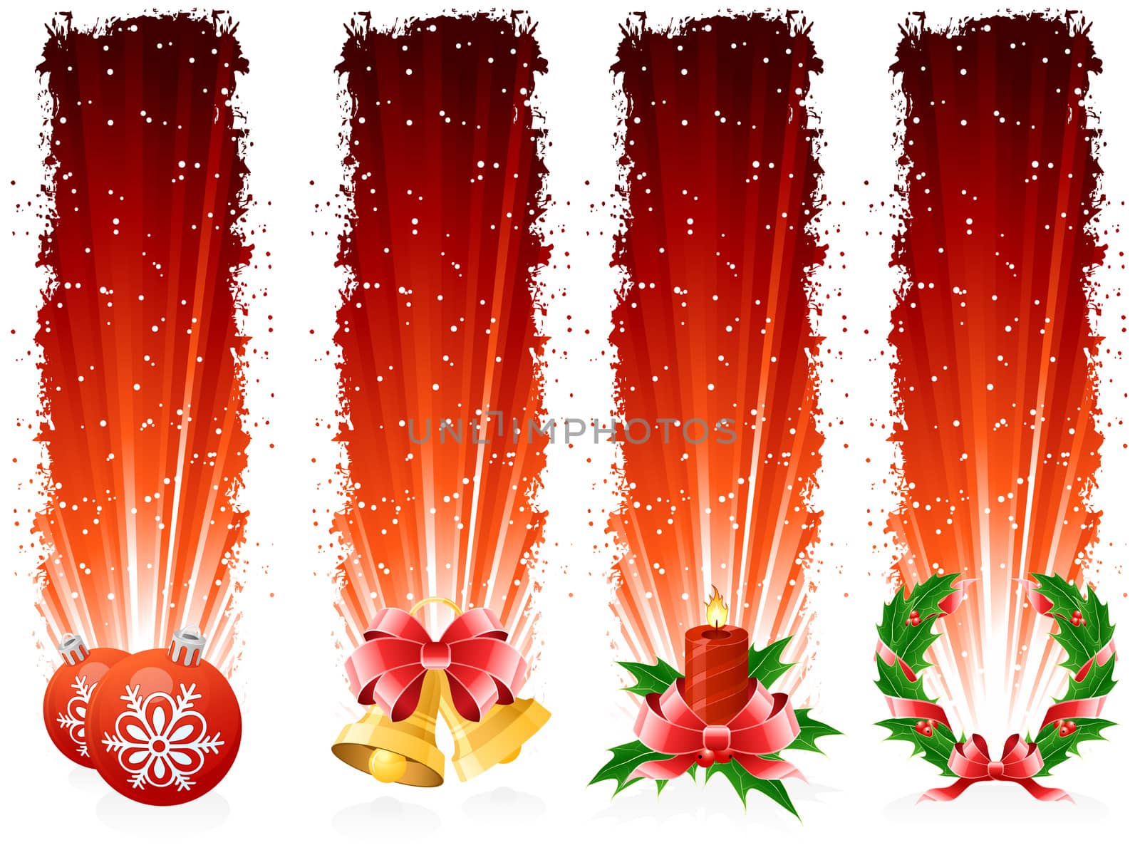 Grunge Christmas banner by WaD