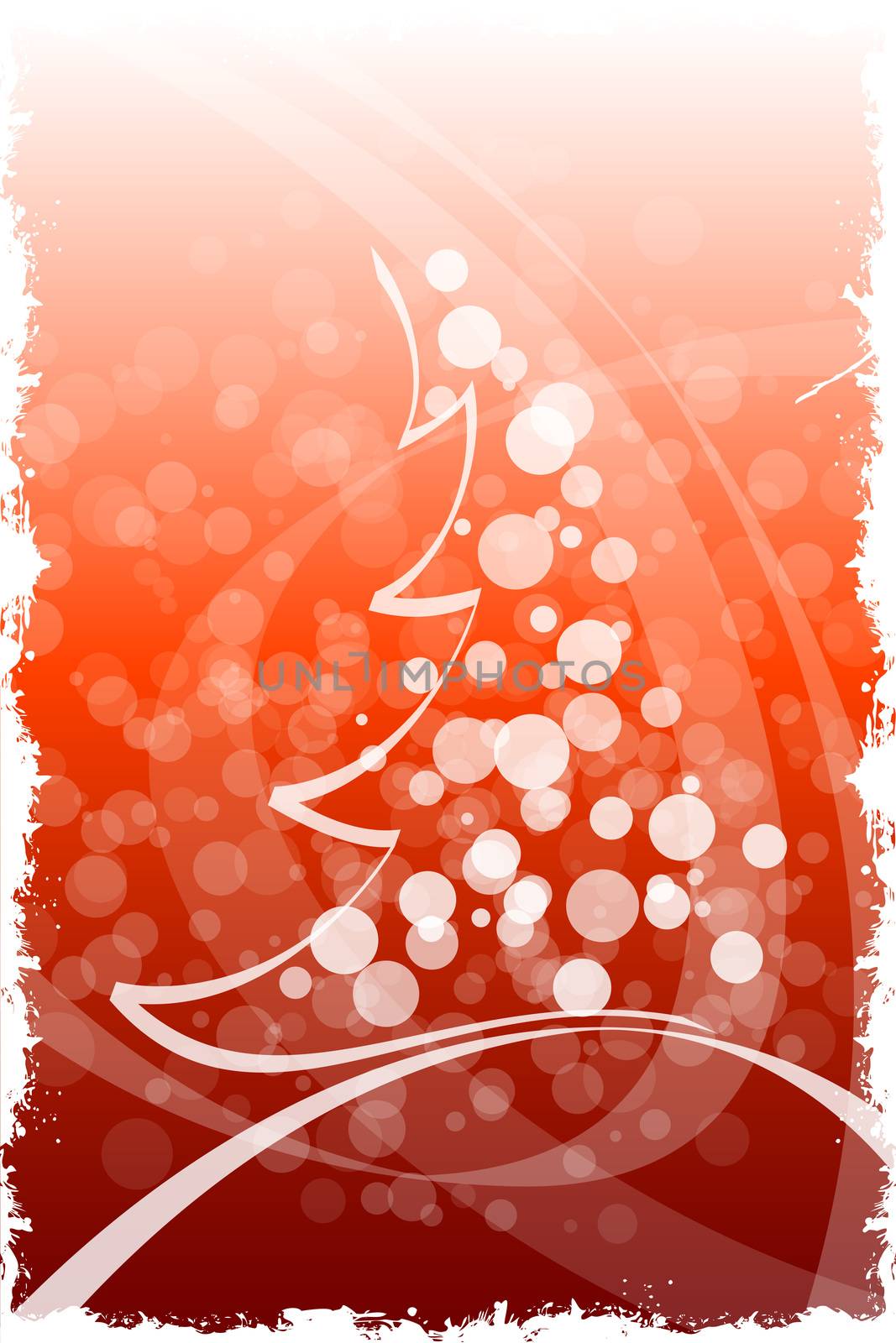 Grunge Winter and Christmas background by WaD