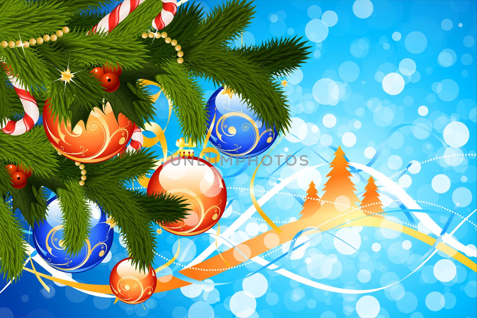 Christmas Background by WaD