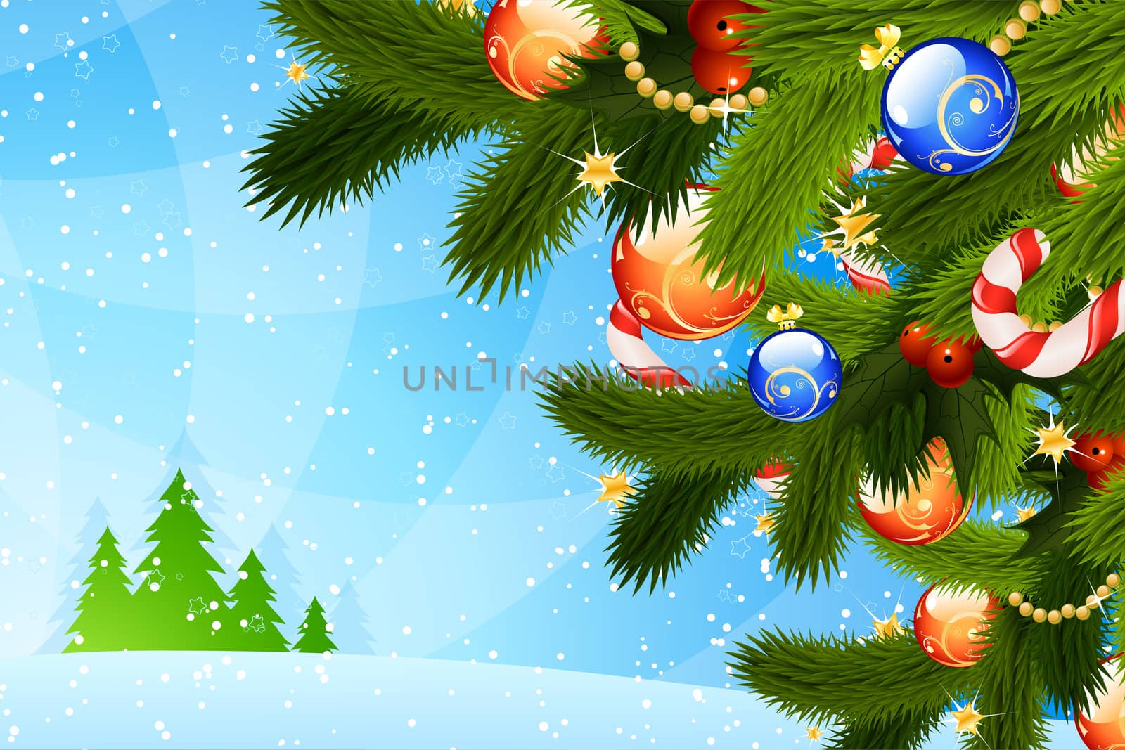 Christmas Background by WaD