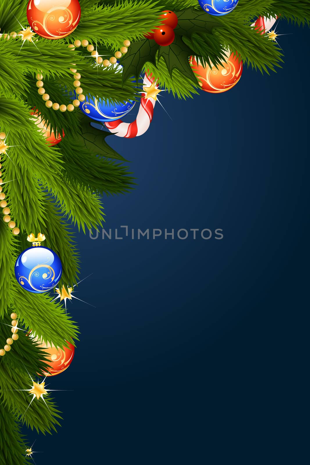 Christmas Background by WaD