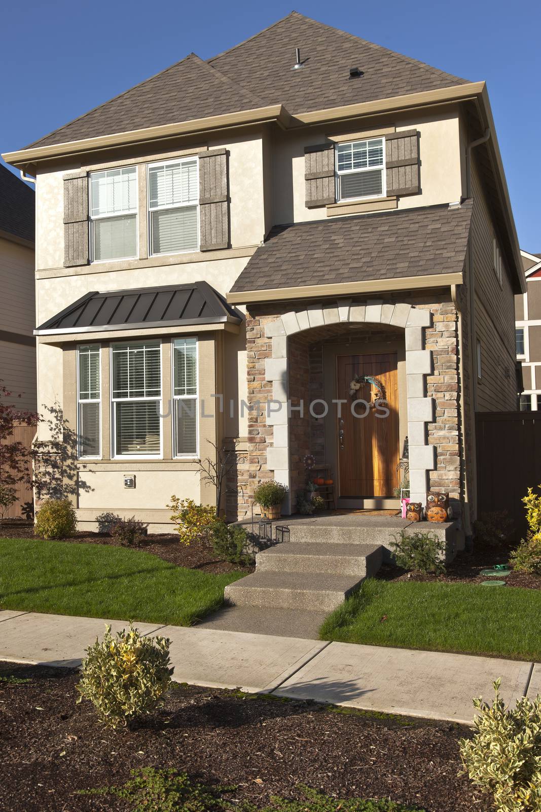 Family home new construction in Willsonville Oregon.