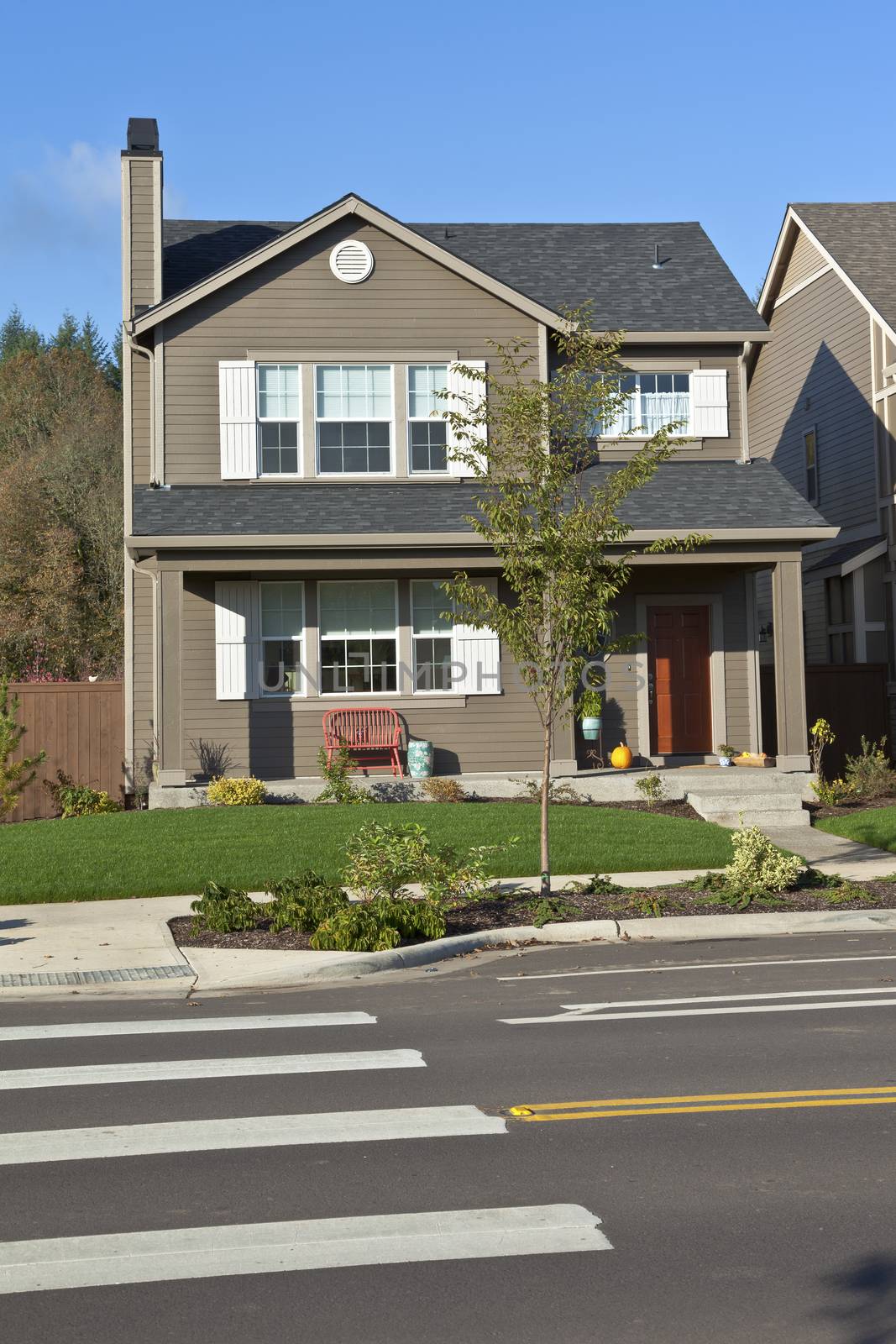 Family home new construction in Willsonville Oregon.