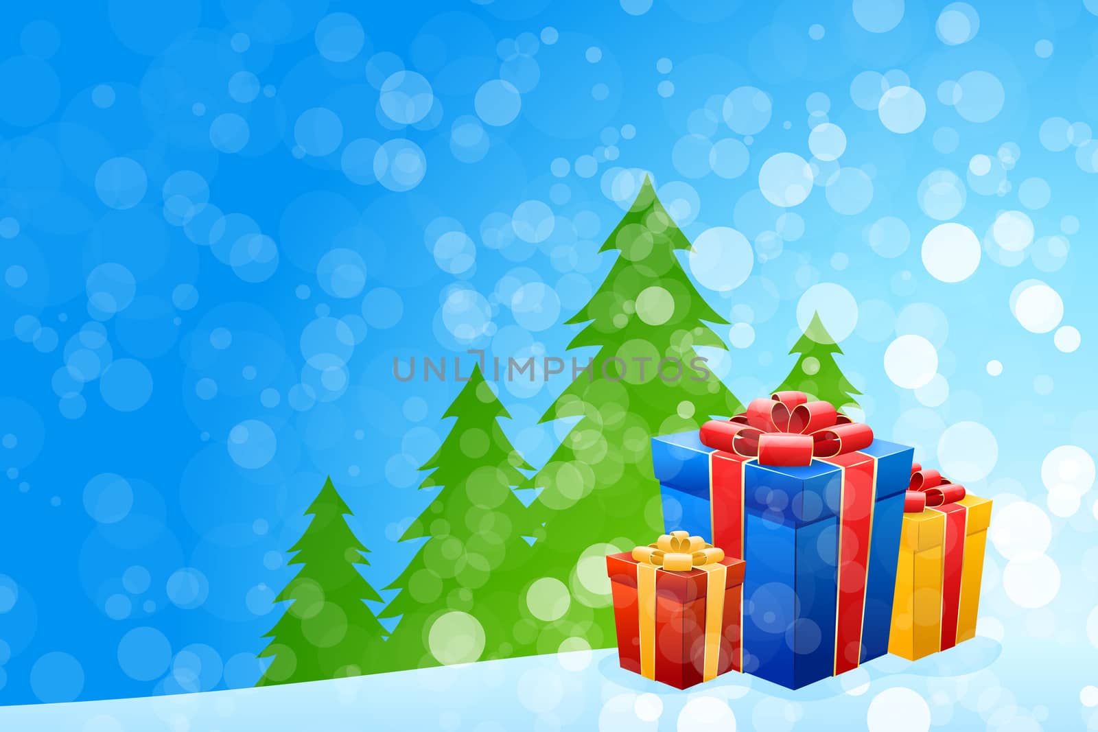 Christmas Background by WaD