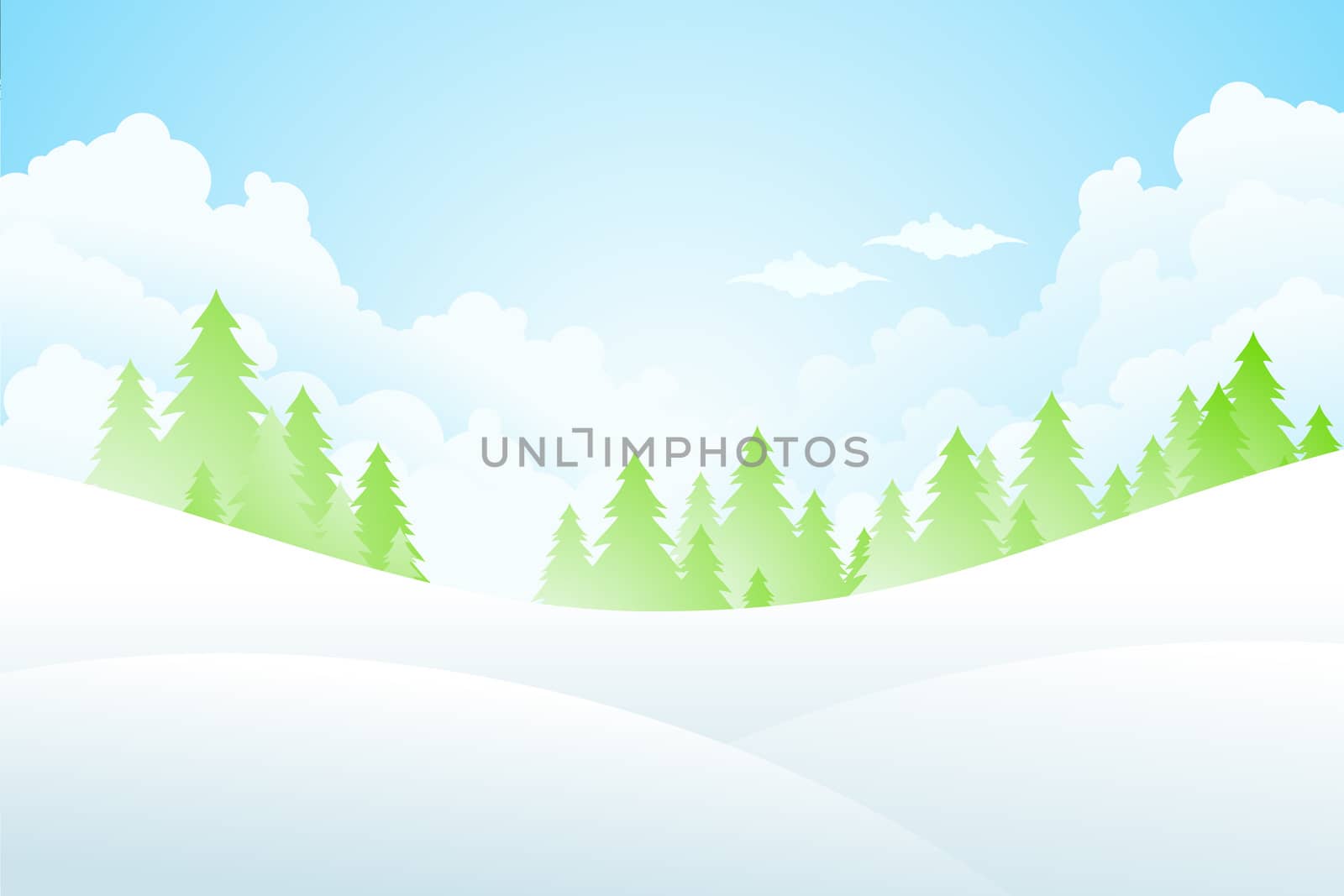 Winter Background by WaD