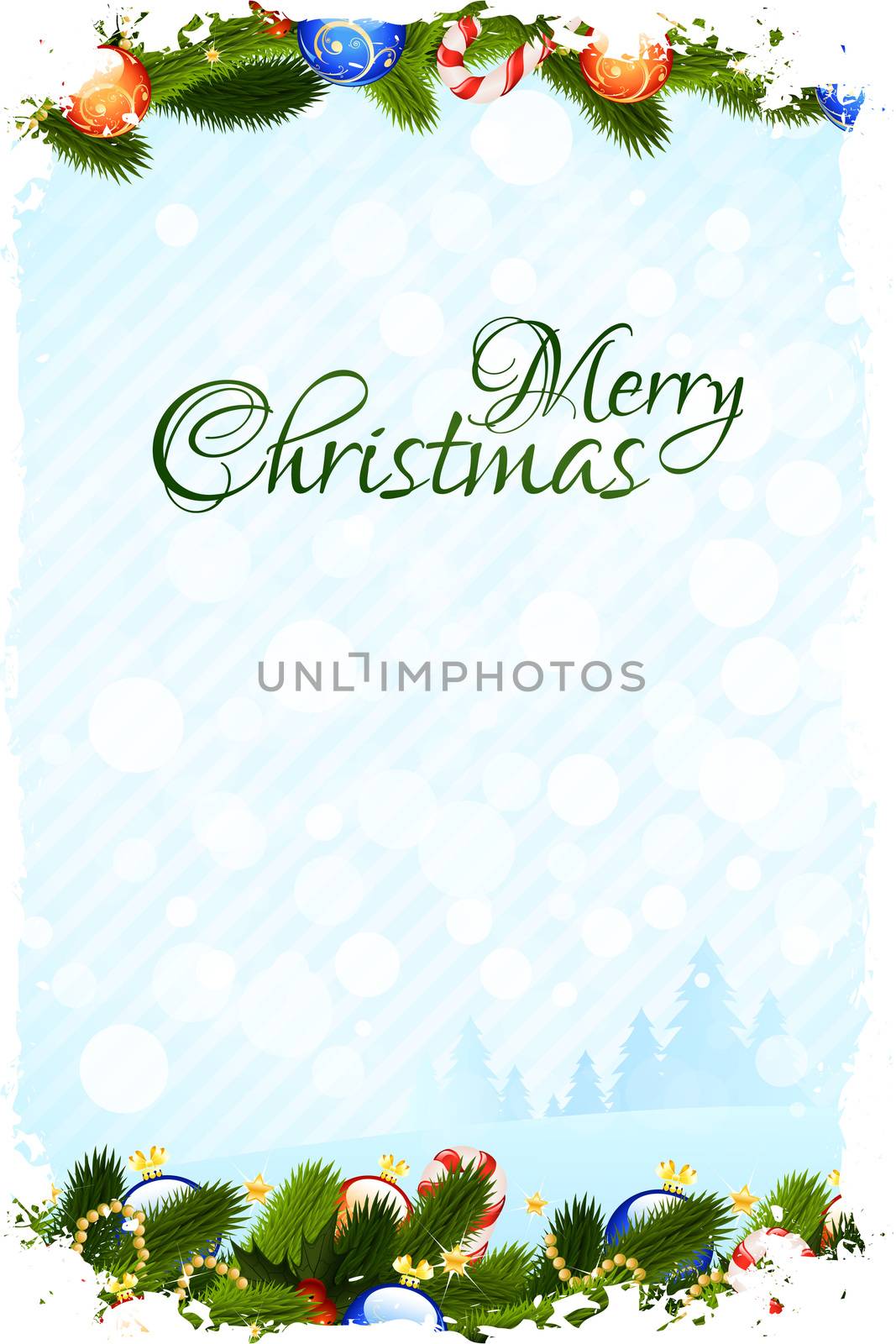 Grungy Christmas Card by WaD