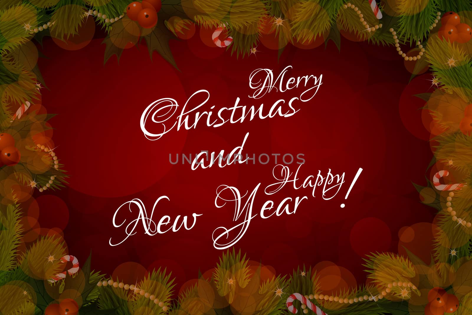 Merry Christmas and Happy New Year Card by WaD