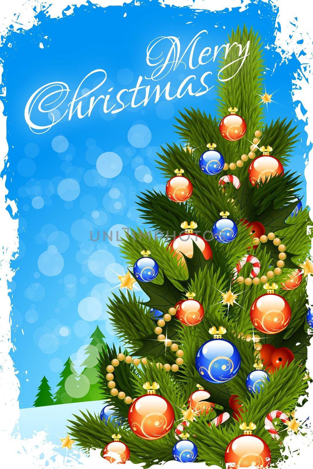 Christmas Card with Decoration