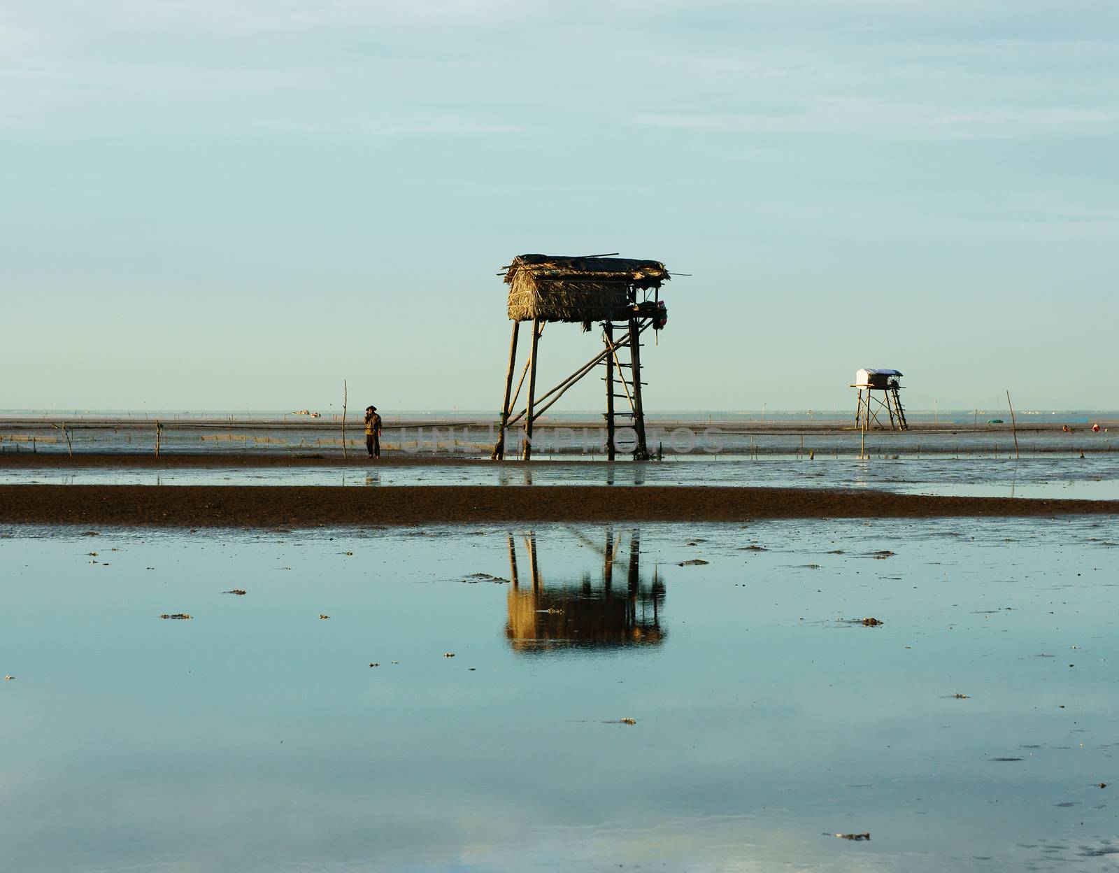 Wooden watch tower  by xuanhuongho