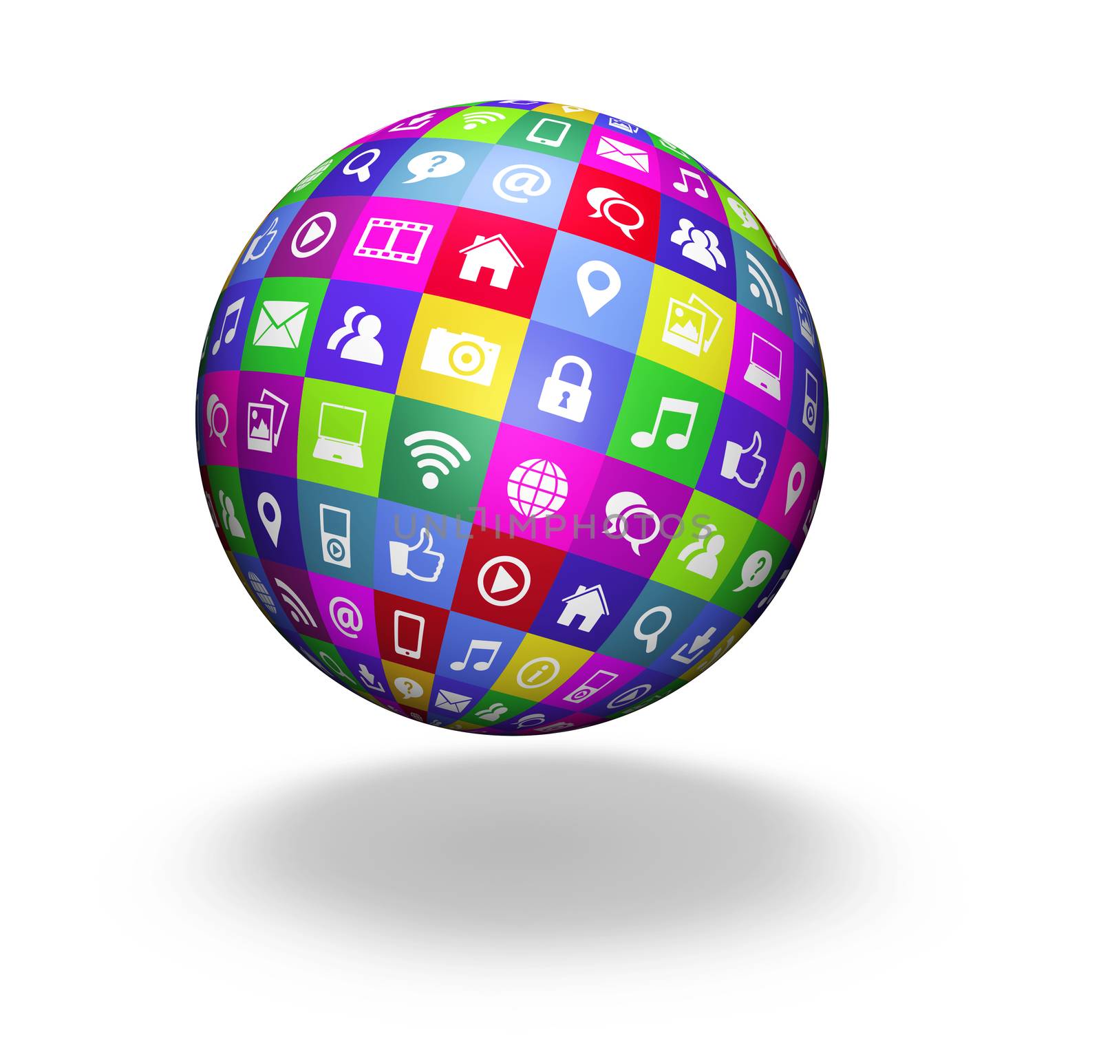 Web Social Media Globe by nirodesign