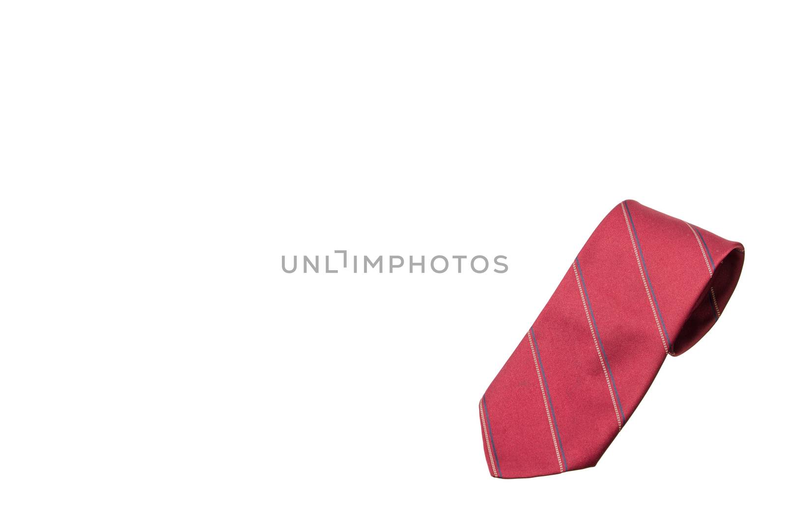 red with strips business neck tie by kasinv