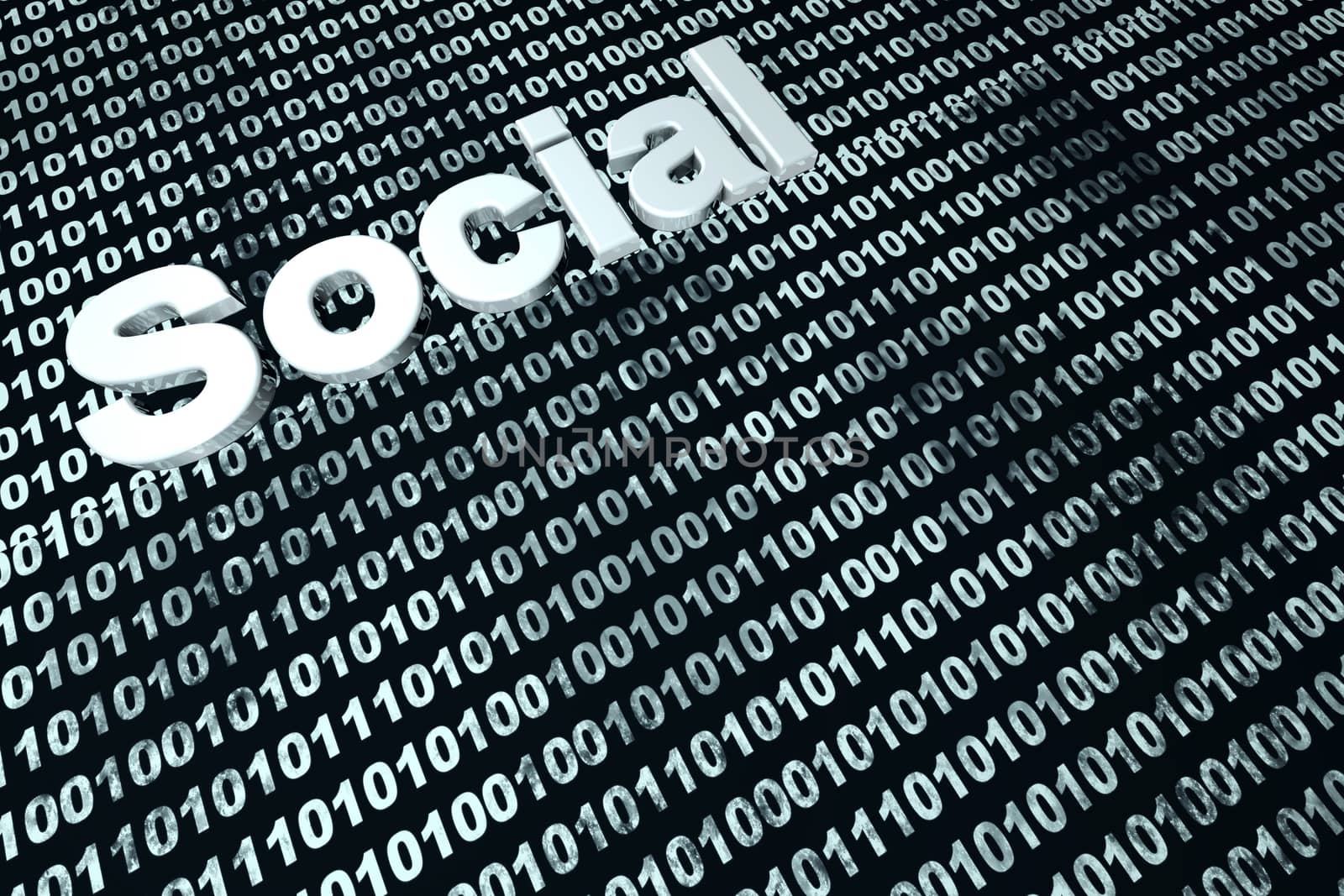 Social binary background by Spectral