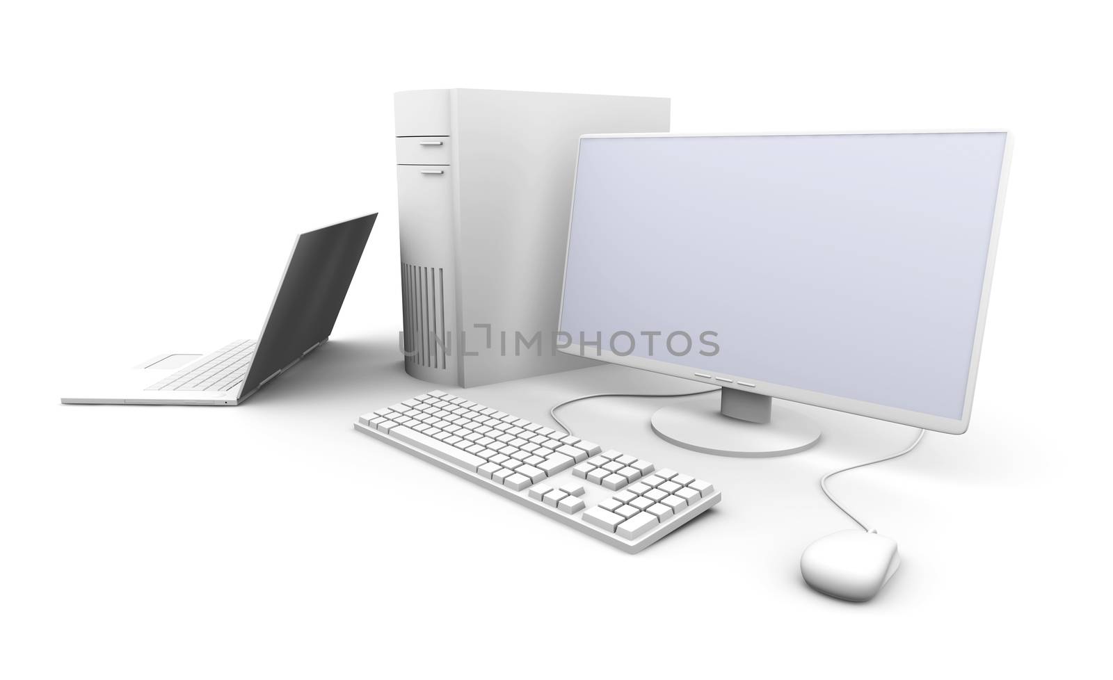 Laptop and Desktop PC by Spectral