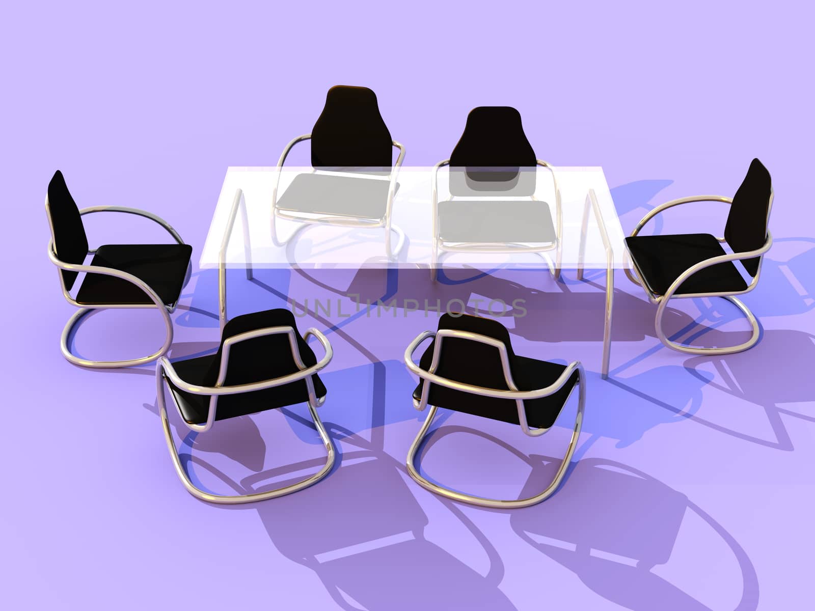 Design Table and Chairs by Spectral