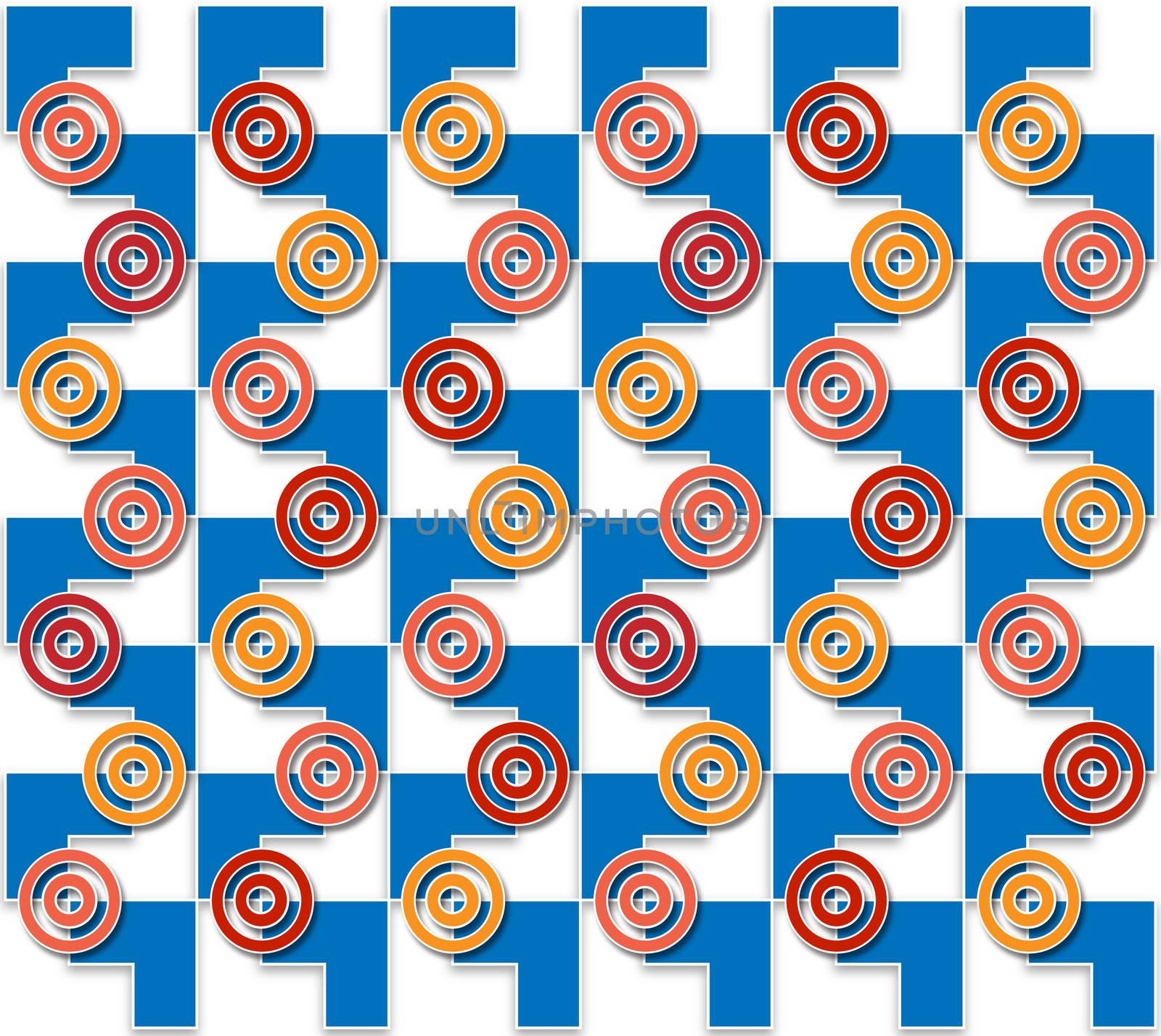 abstract pattern or background with a double circle