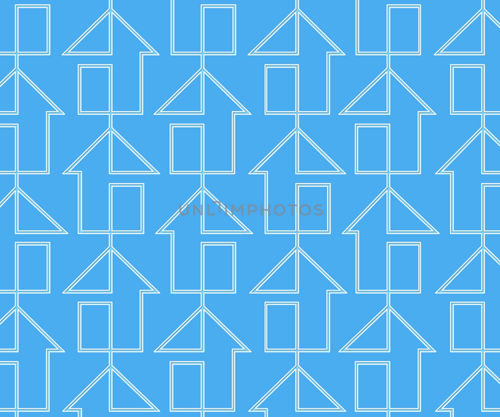 abstract background or fabric pattern houses blue line