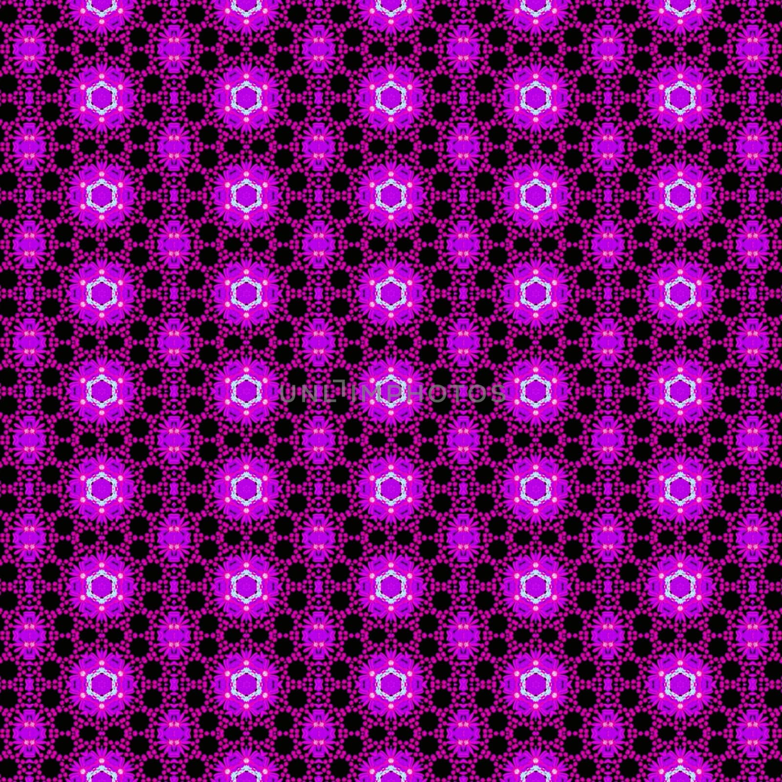 Digital computer graphic - decorative seamless ornament in a purple colors for design.