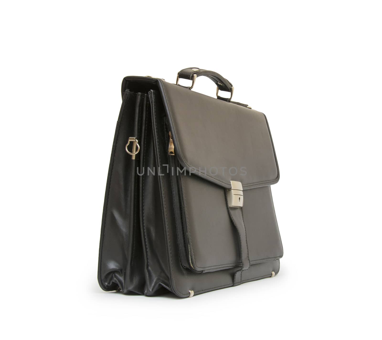 Business leather briefcase isolated by cocoo