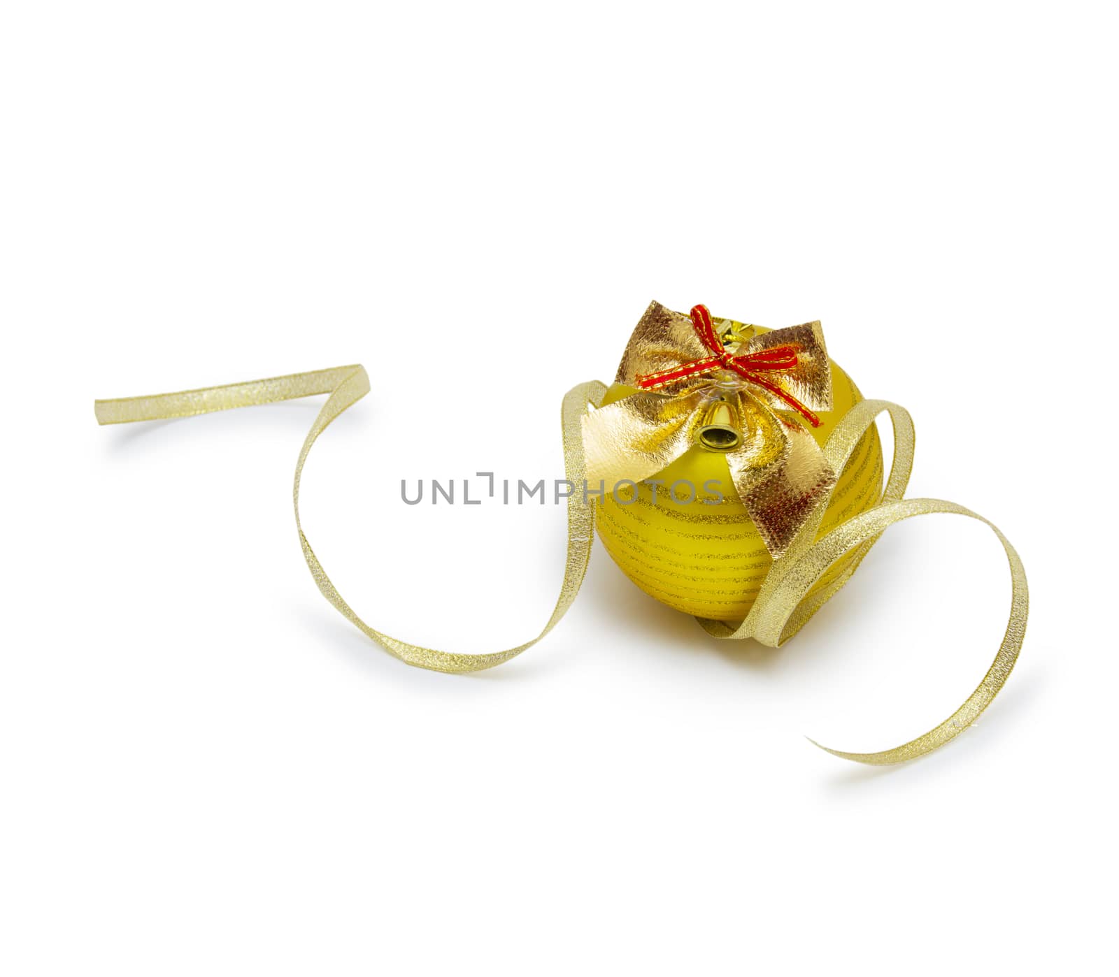 Christmas ball isolated on white background cutout by cocoo