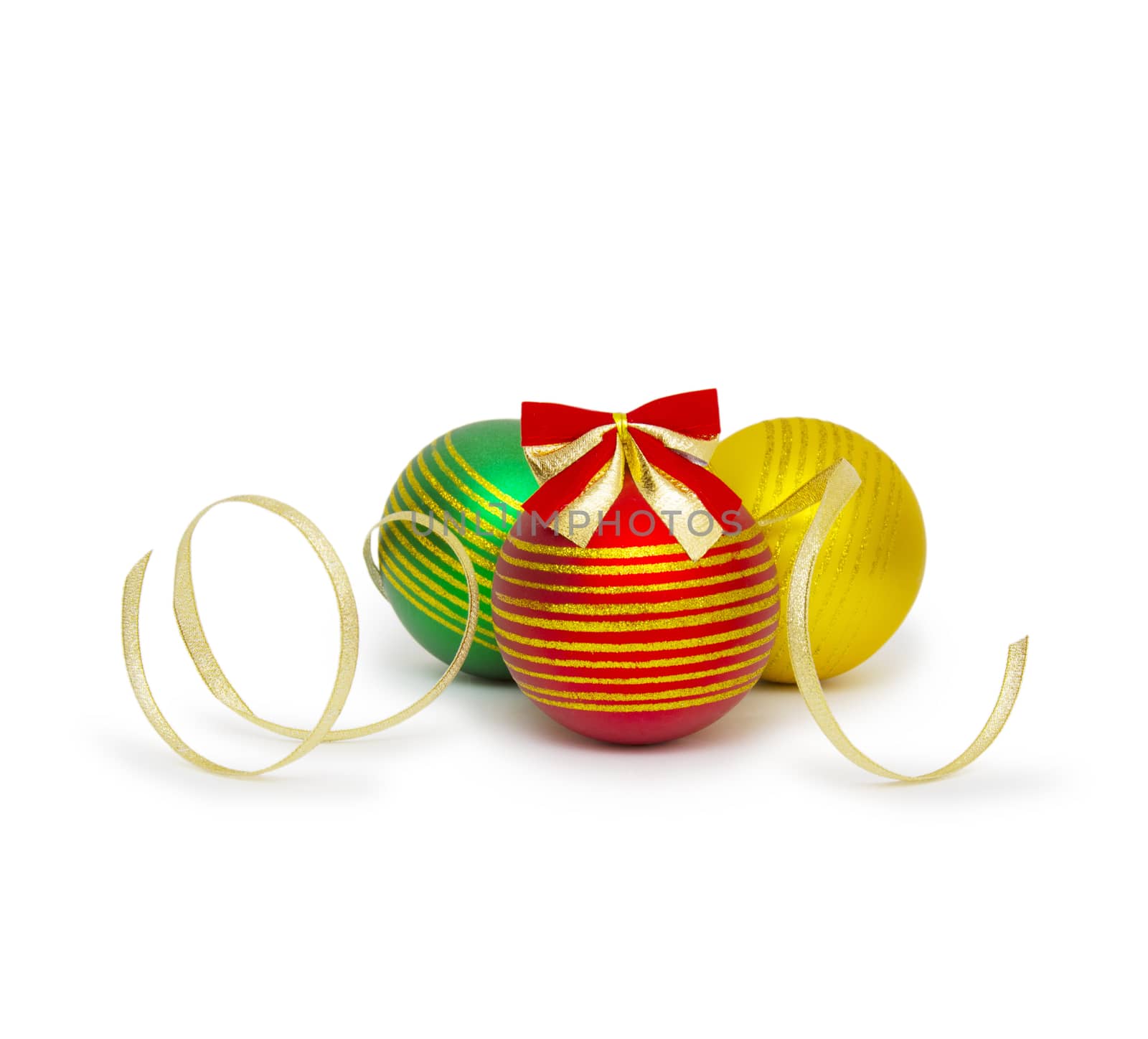 Christmas ball isolated on white background cutout