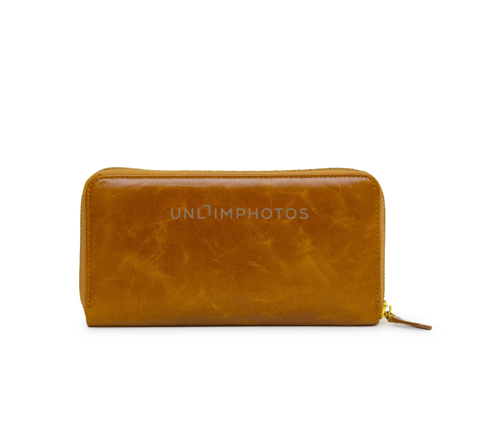 Woman purse (wallet) isolated on the white background