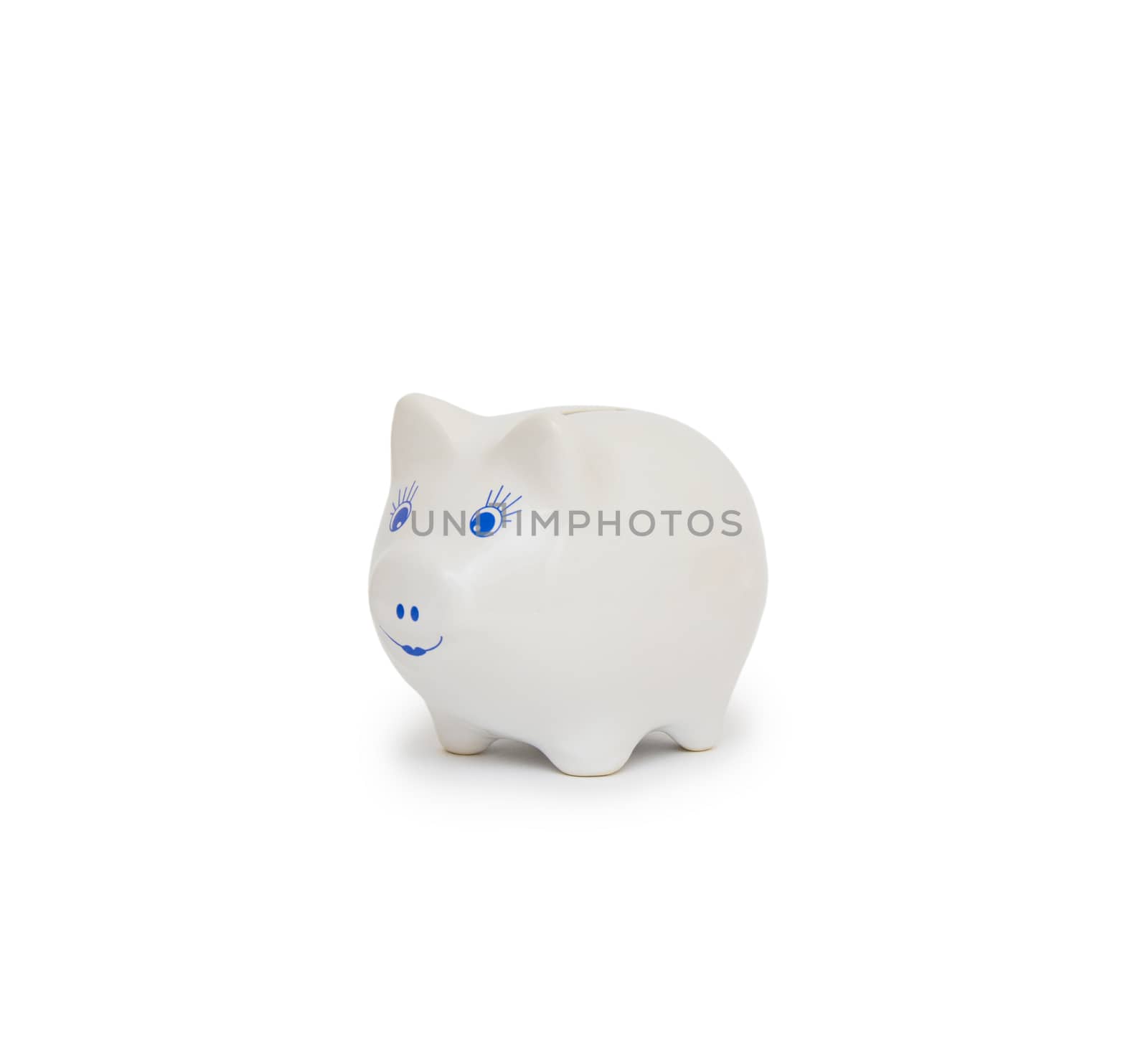 piggy bank isolated on white background by cocoo