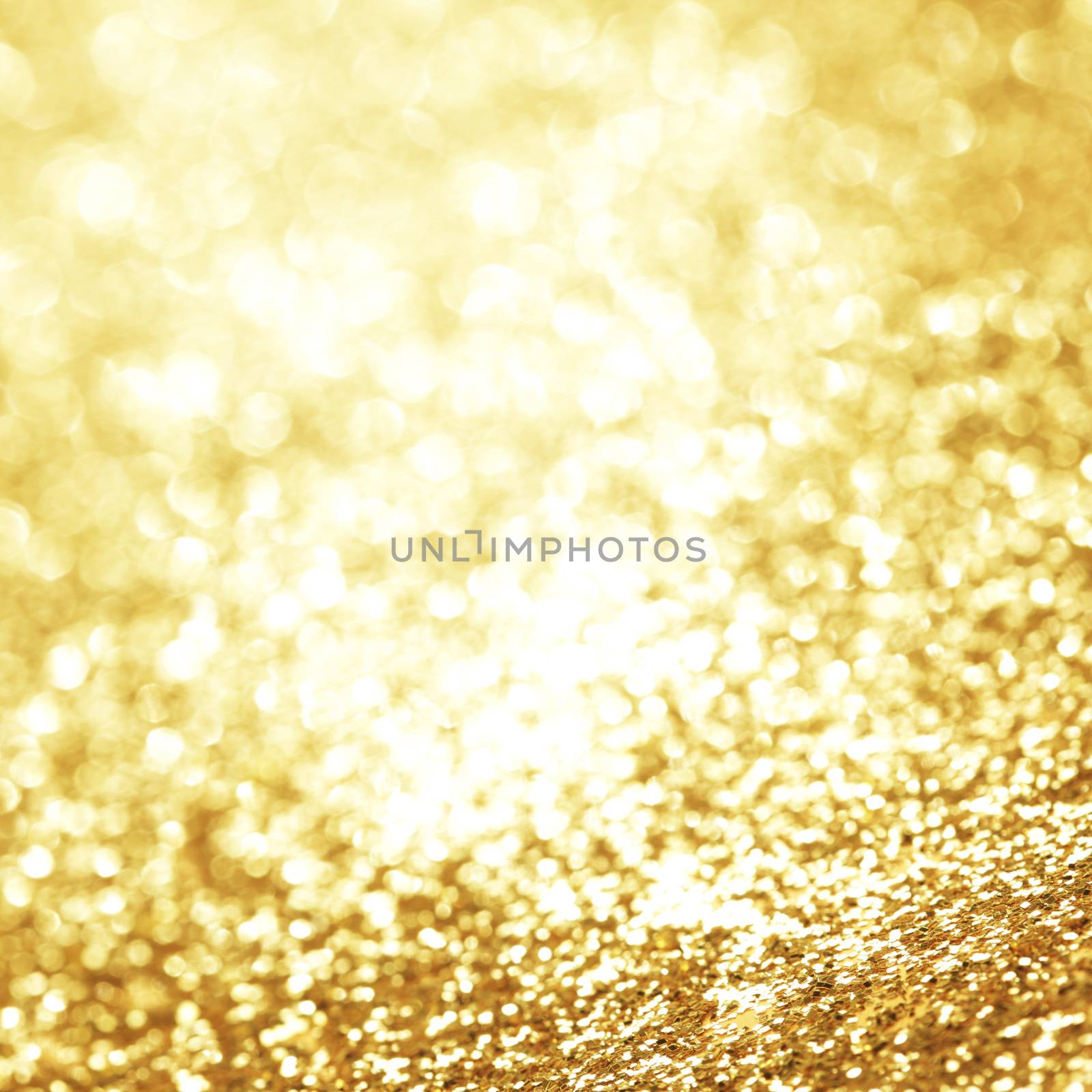 Abstract golden bokeh background with texture