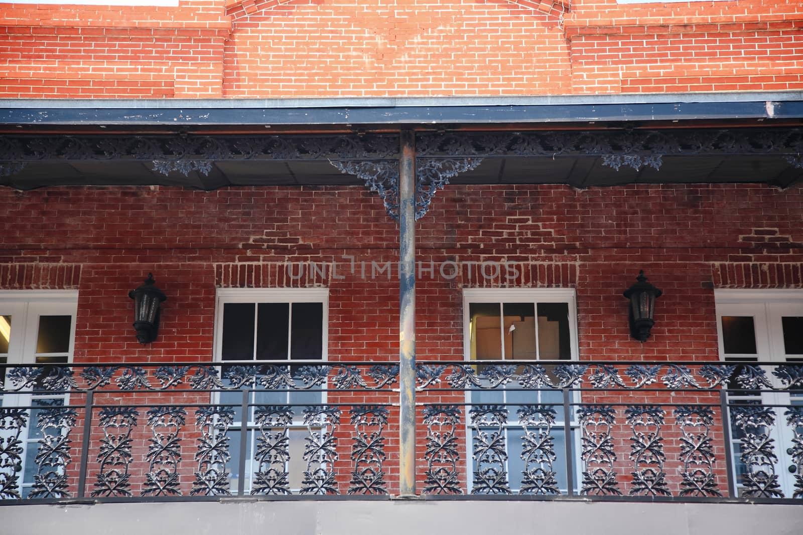 Part of the old brick house in Key west, Florida.