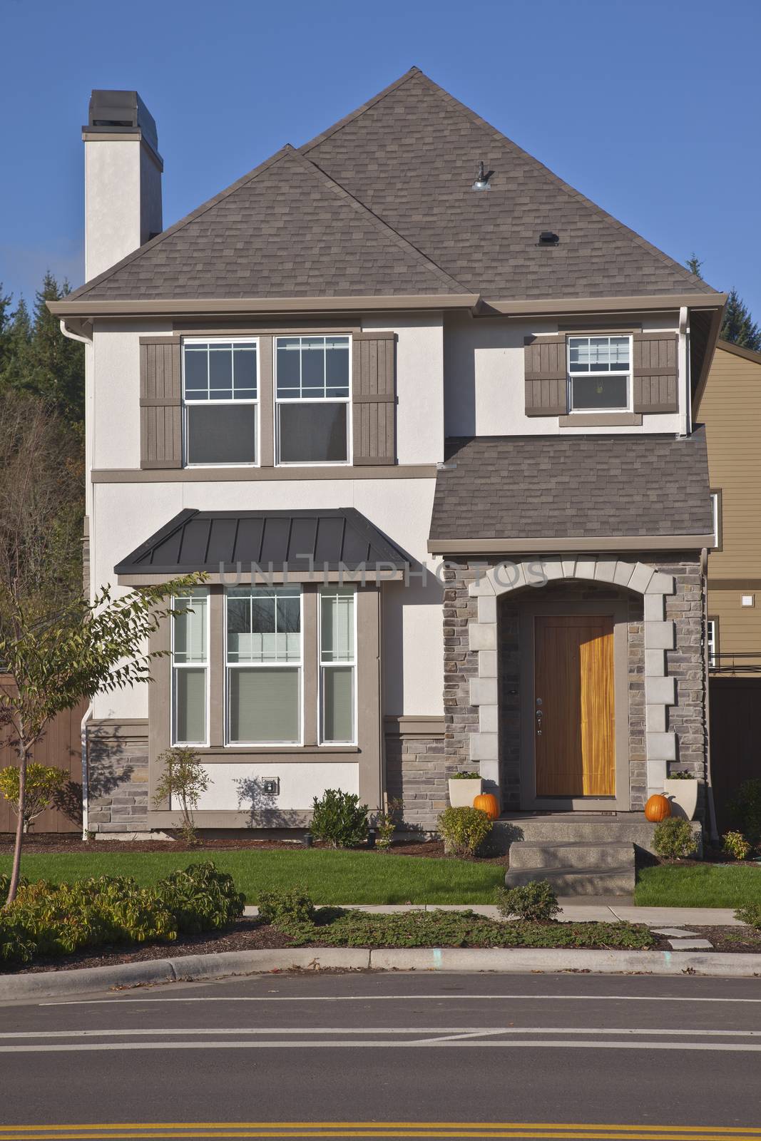 Family home new construction in Wilsonville Oregon.