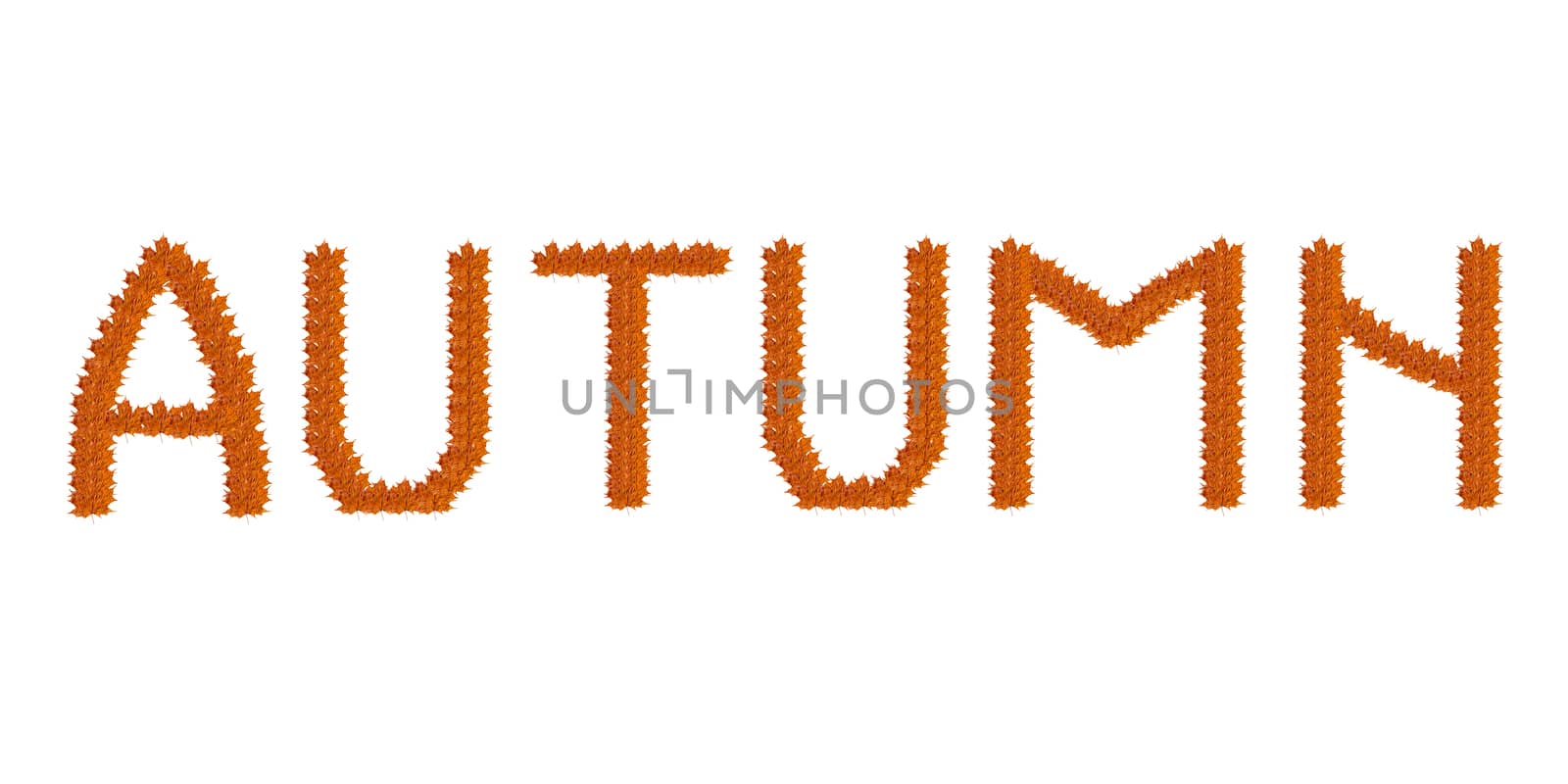 inscription Autumn on the autumn leaves by alexmak