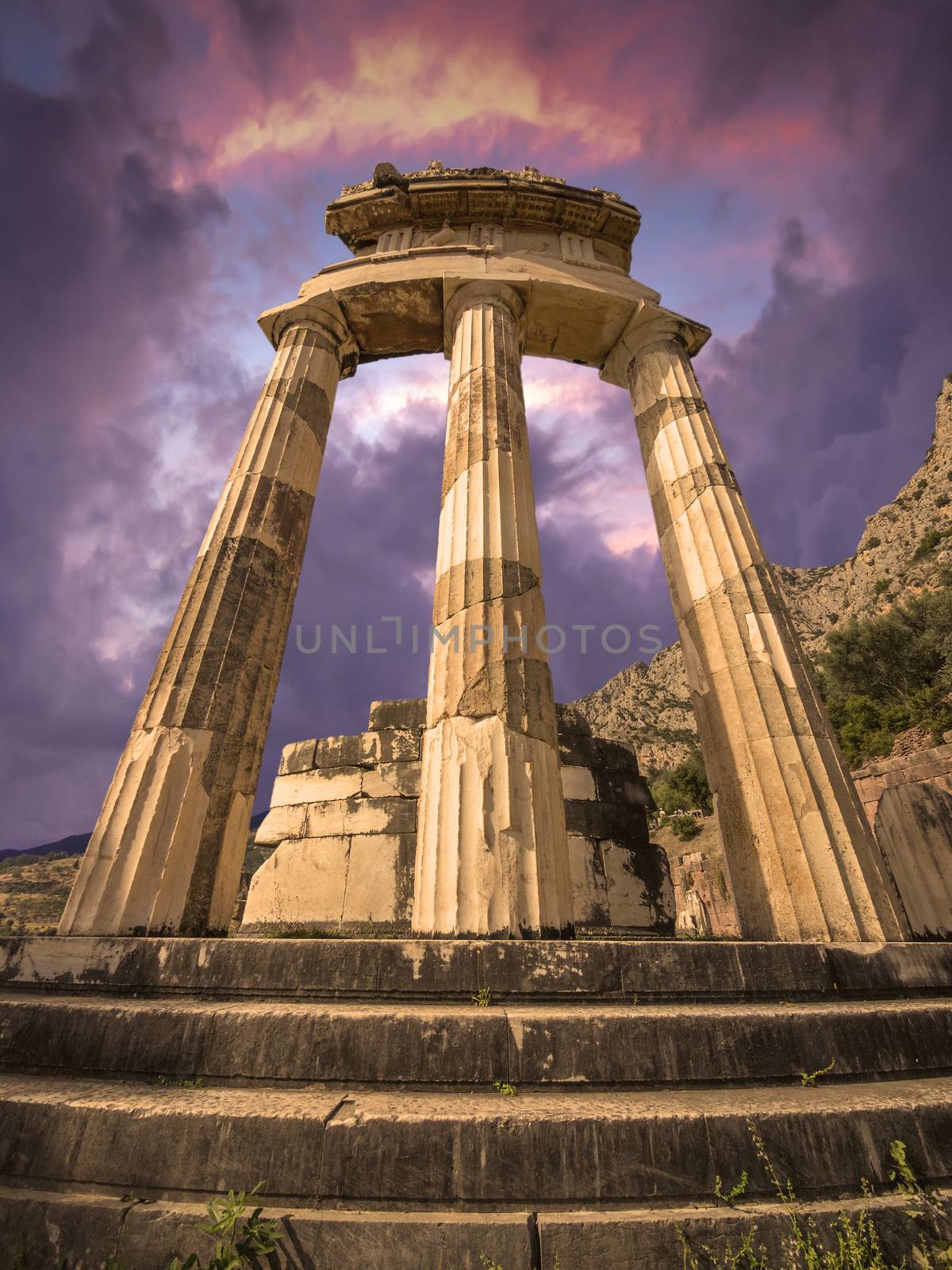 The Tholos at Delphi, Greece by f/2sumicron